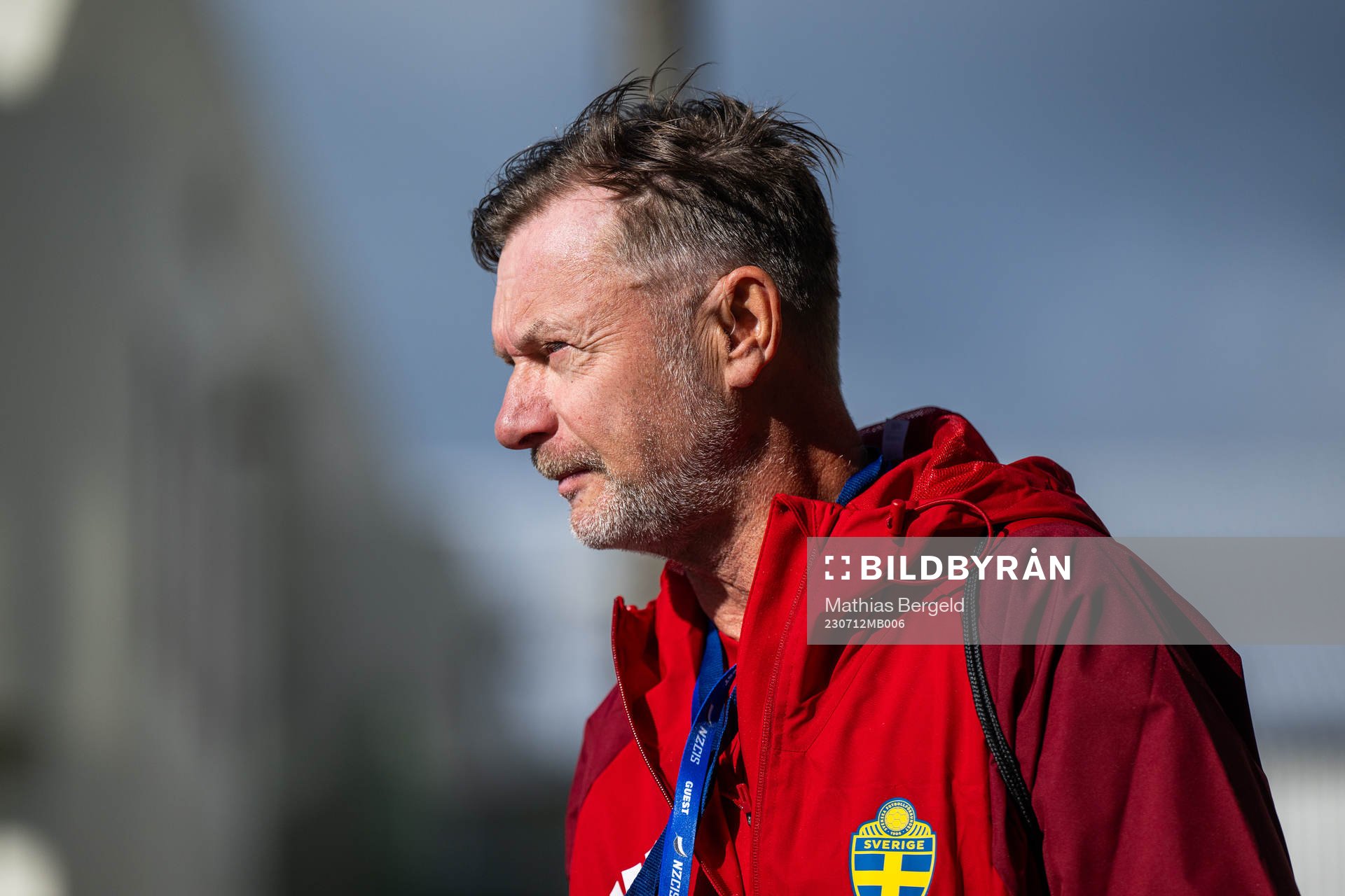 Head coach Peter Gerhardsson of the Swedish women's