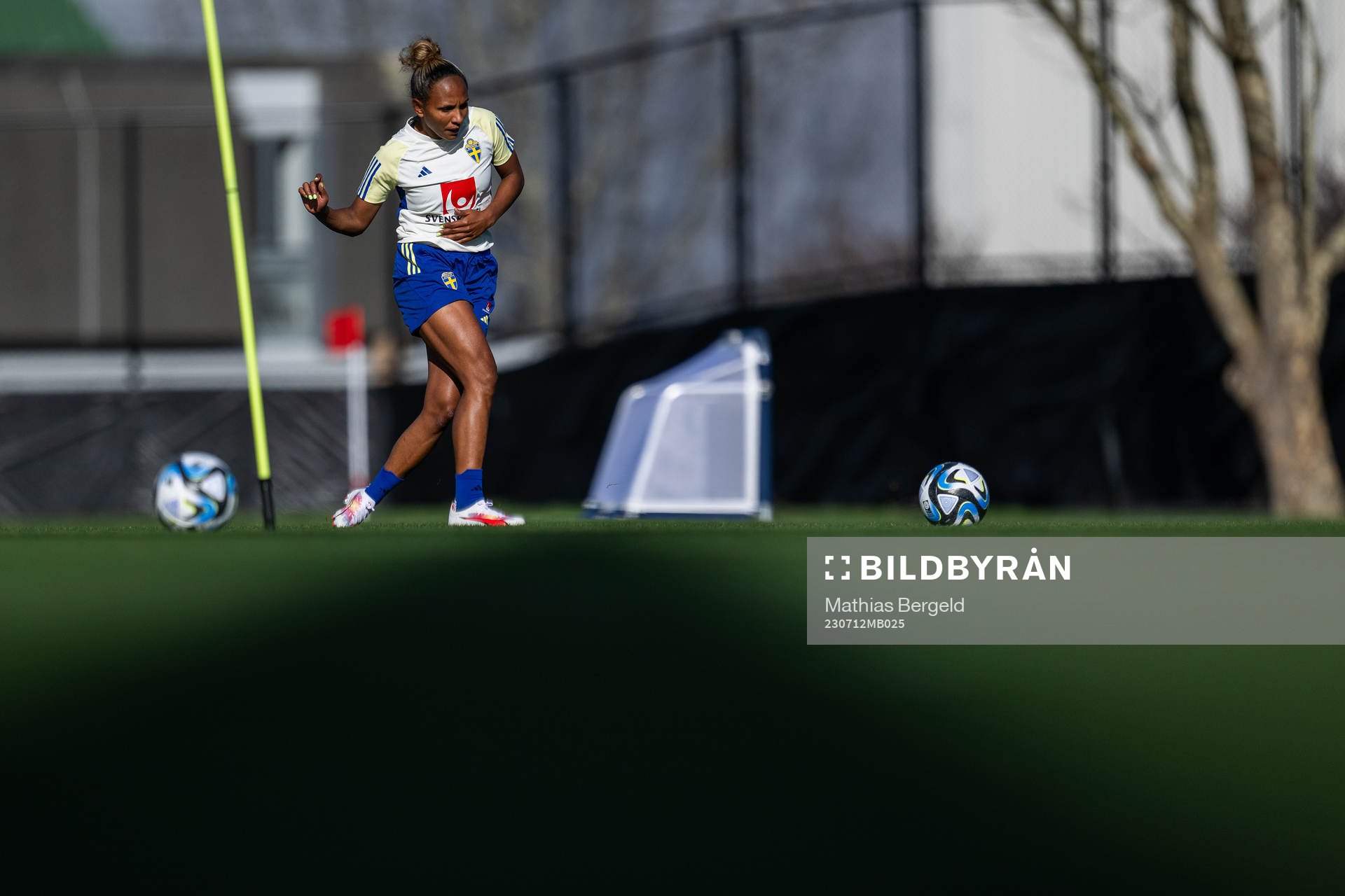 Madelen Janogy of the Swedish women's national football