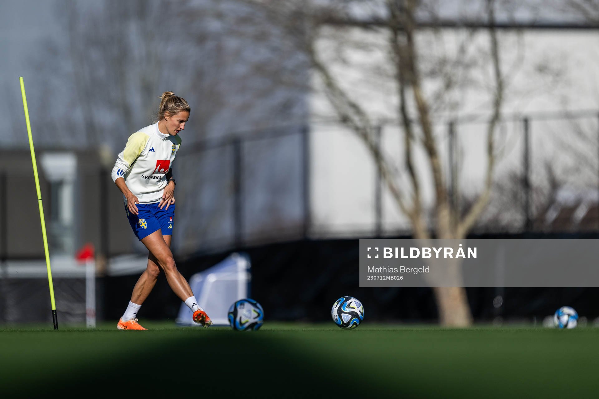 Nathalie Björn of the Swedish women's national football