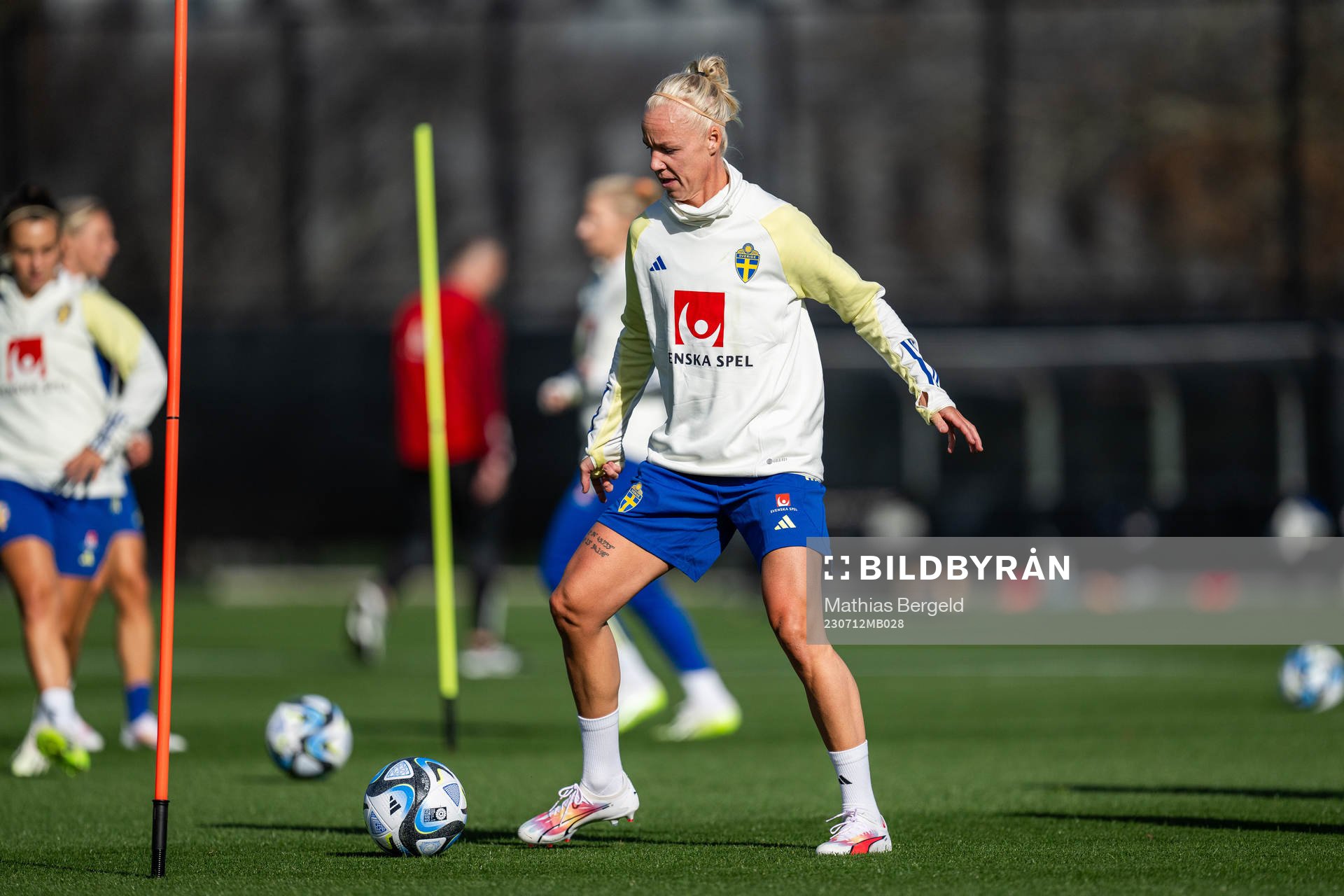 Caroline Seger of the Swedish women's national football