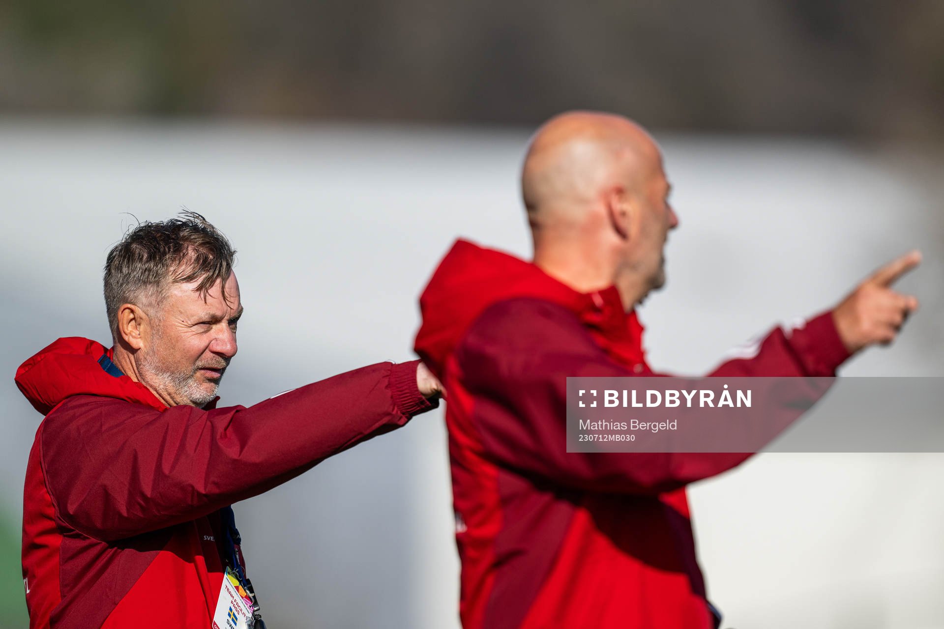 Head coach Peter Gerhardsson and assistant coach Magnus