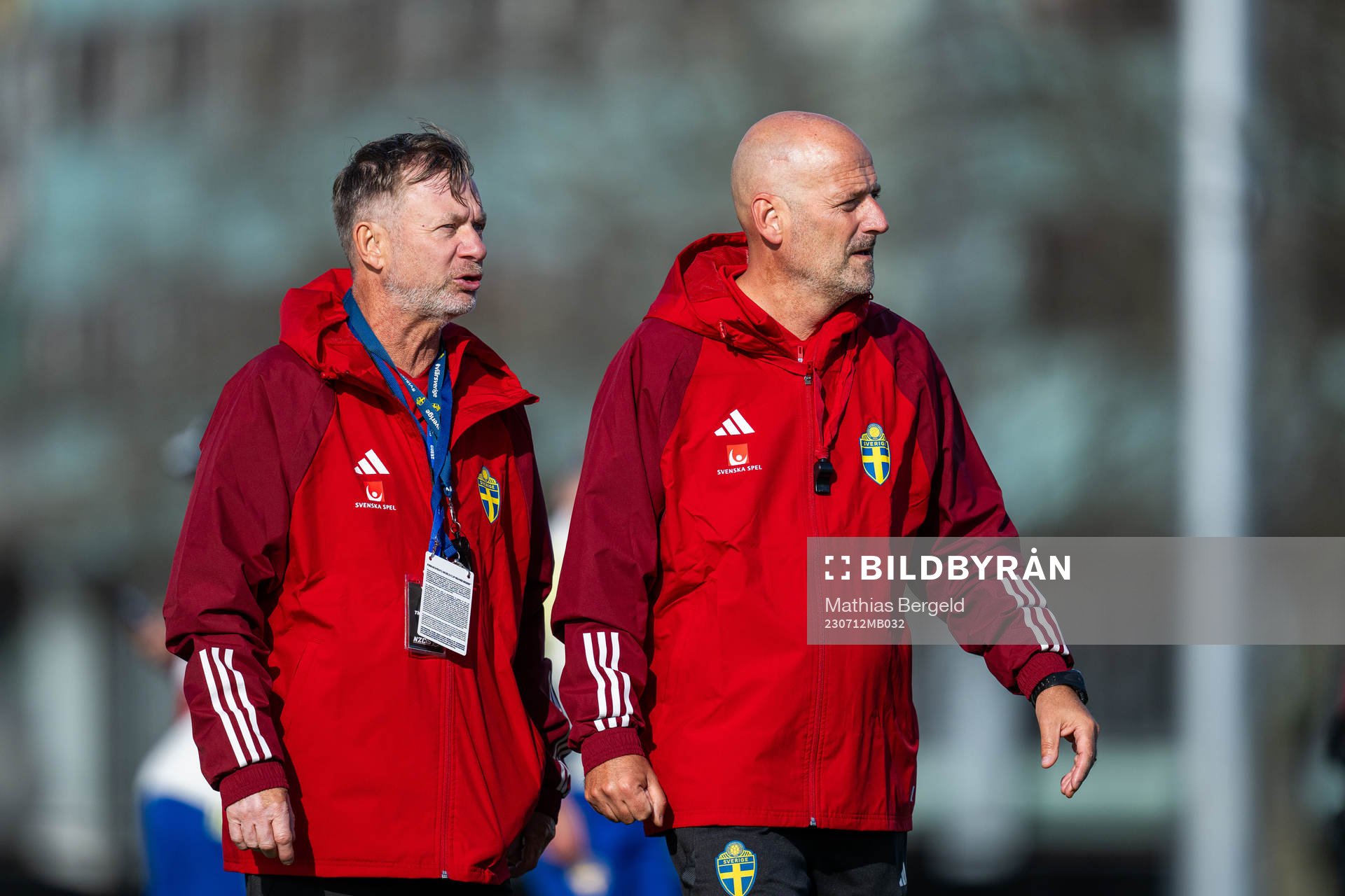 Head coach Peter Gerhardsson and assistant coach Magnus