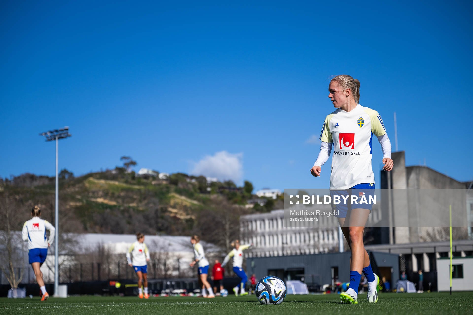 Hanna Lundkvist of the Swedish women's national football