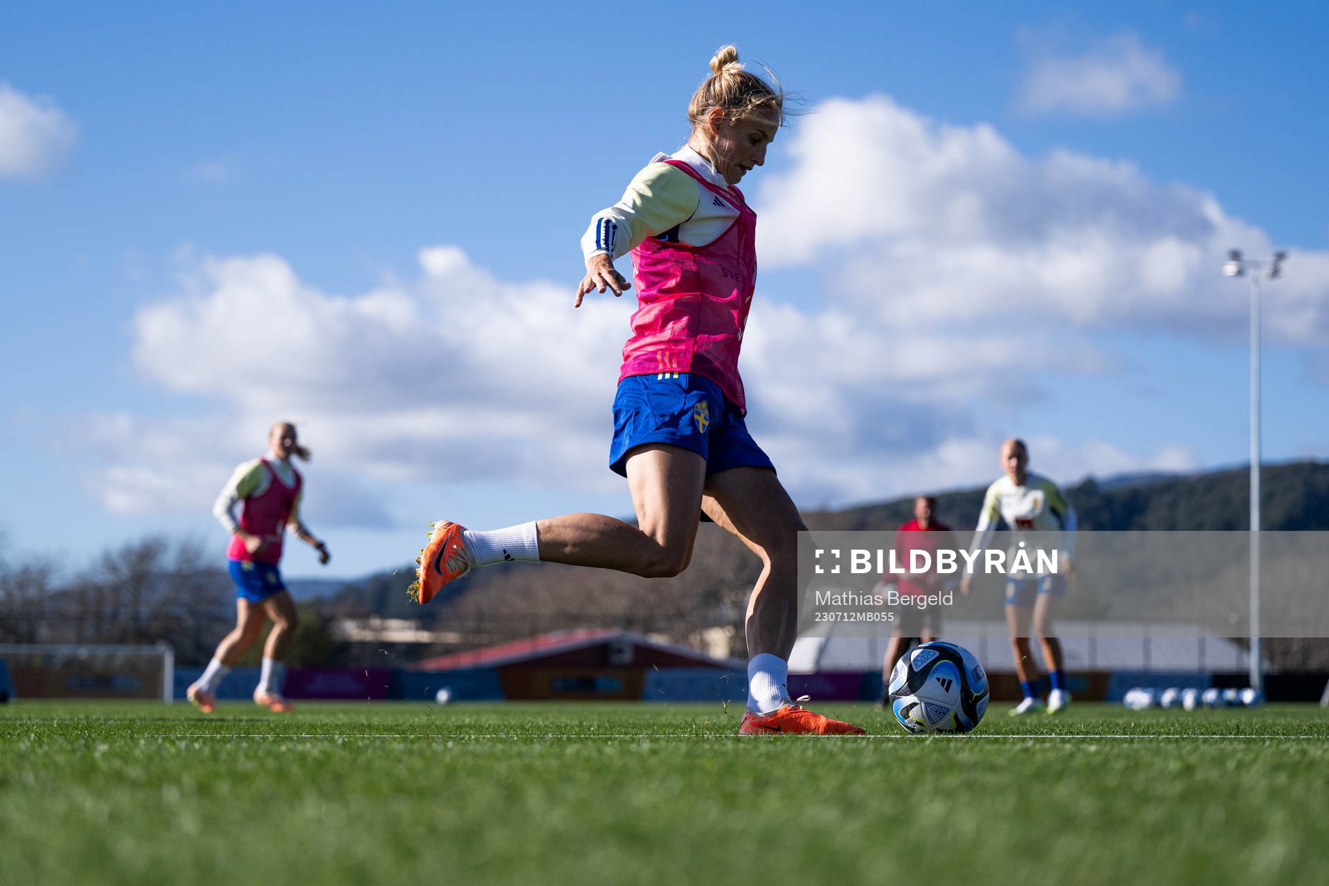 Nathalie Björn of the Swedish women's national football