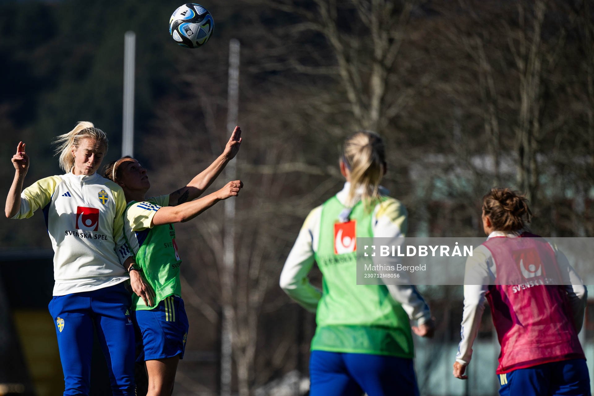 Amanda Ilestedt and Julia Zigiotti Olme of the Swedish