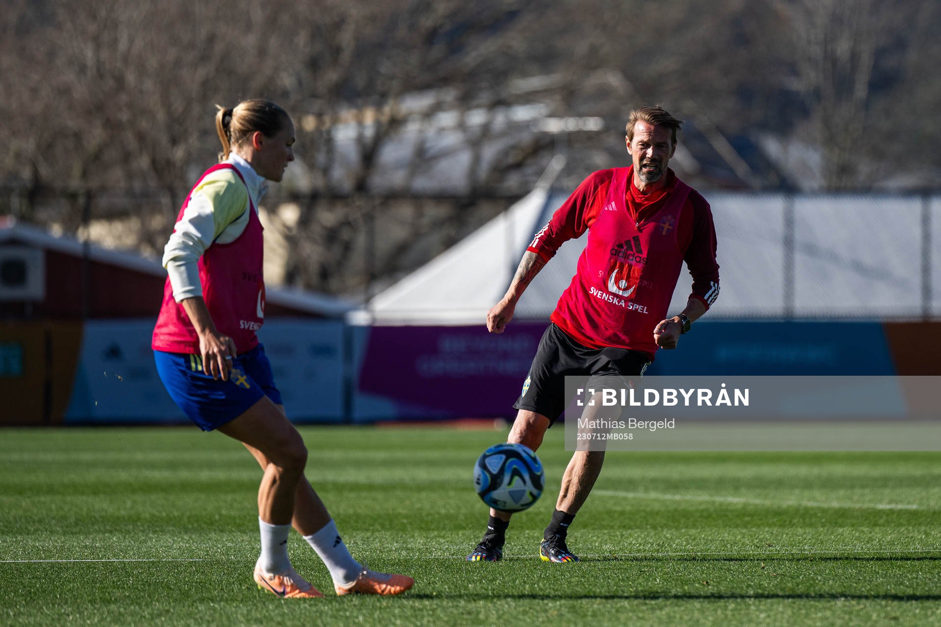 Coordinator Magnus Andersson of the Swedish women's
