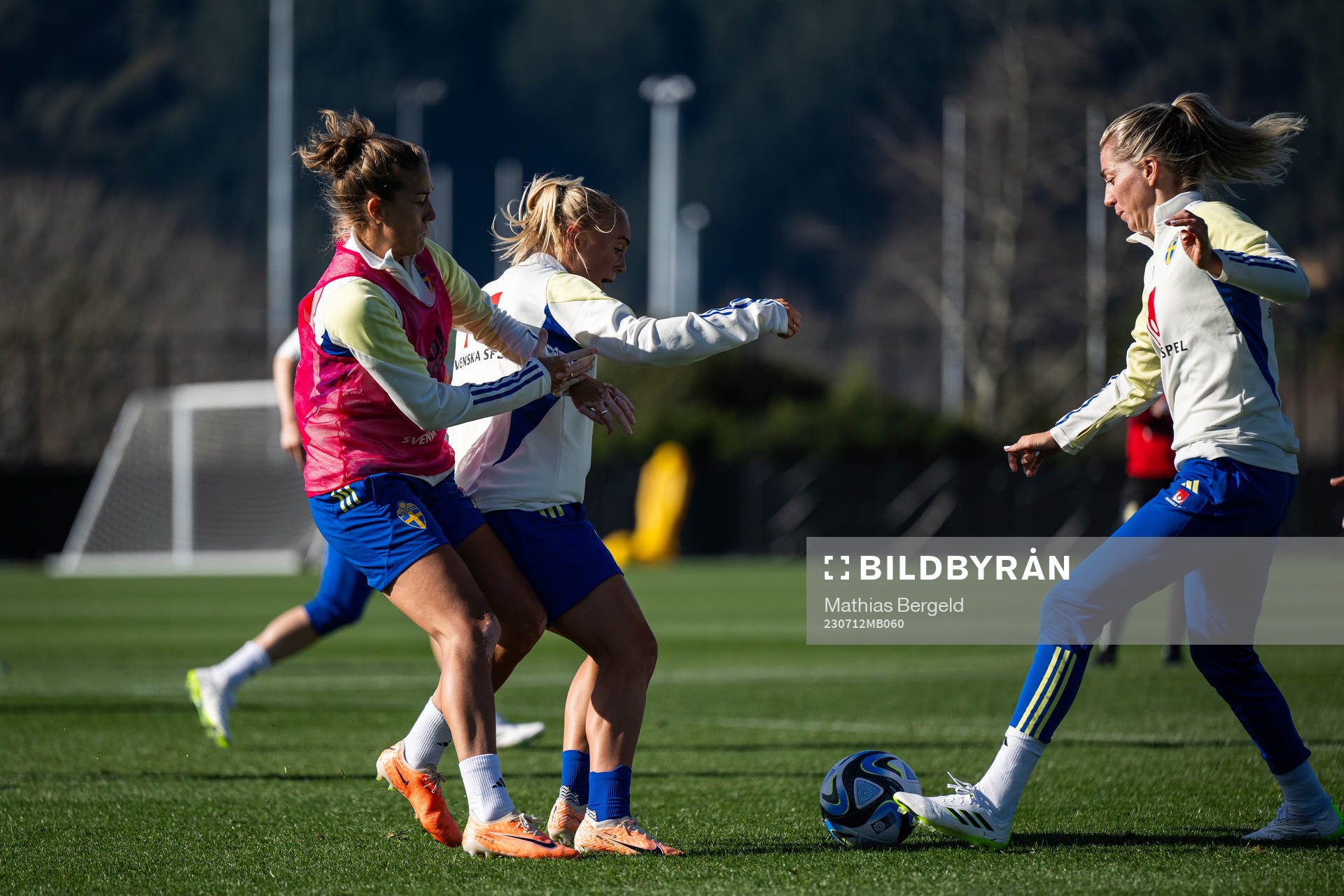 Filippa Angeldahl, Hanna Bennison and Linda Sembrant of the
