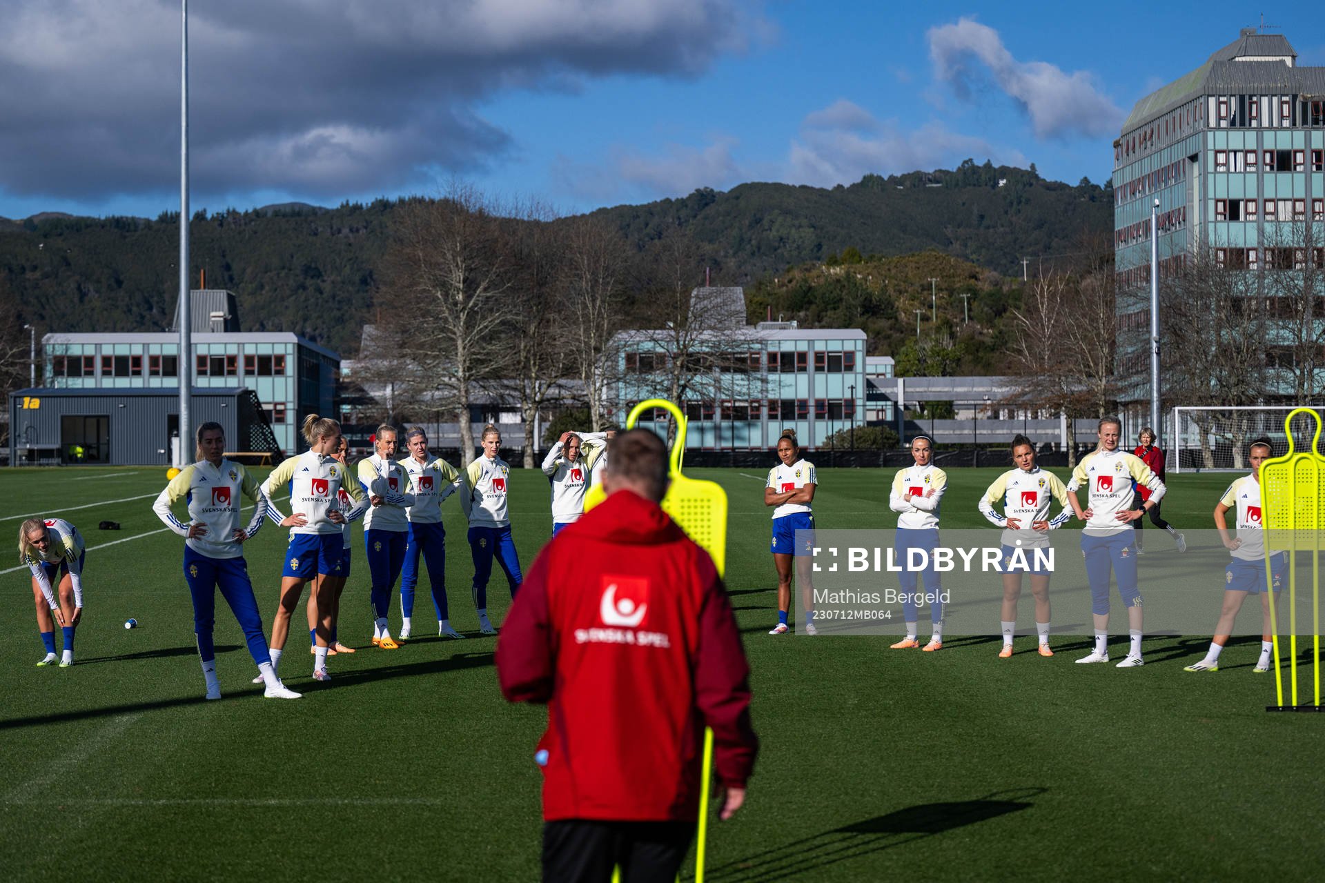 Players of the Swedish women's national football team