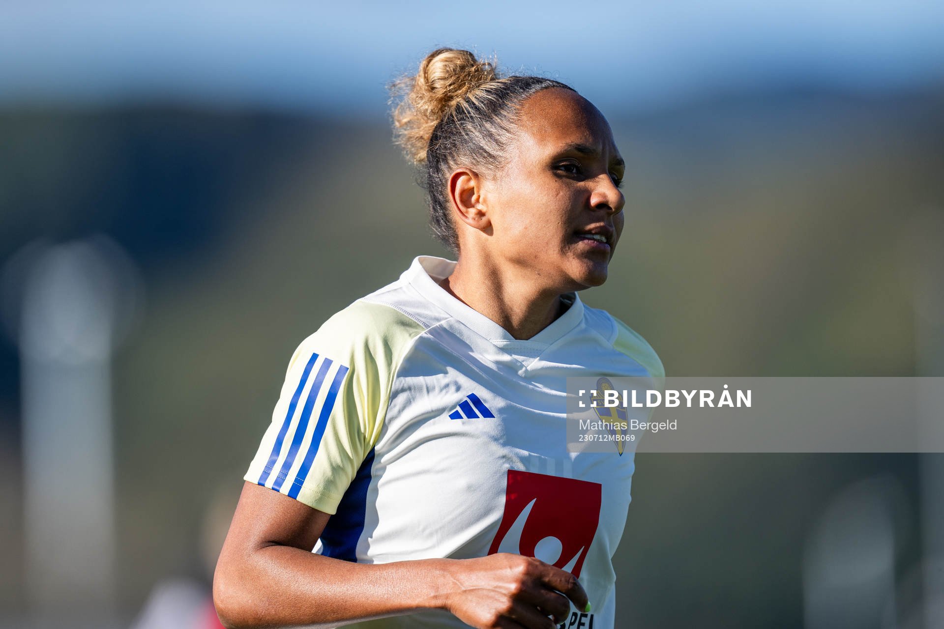 Madelen Janogy of the Swedish women's national football