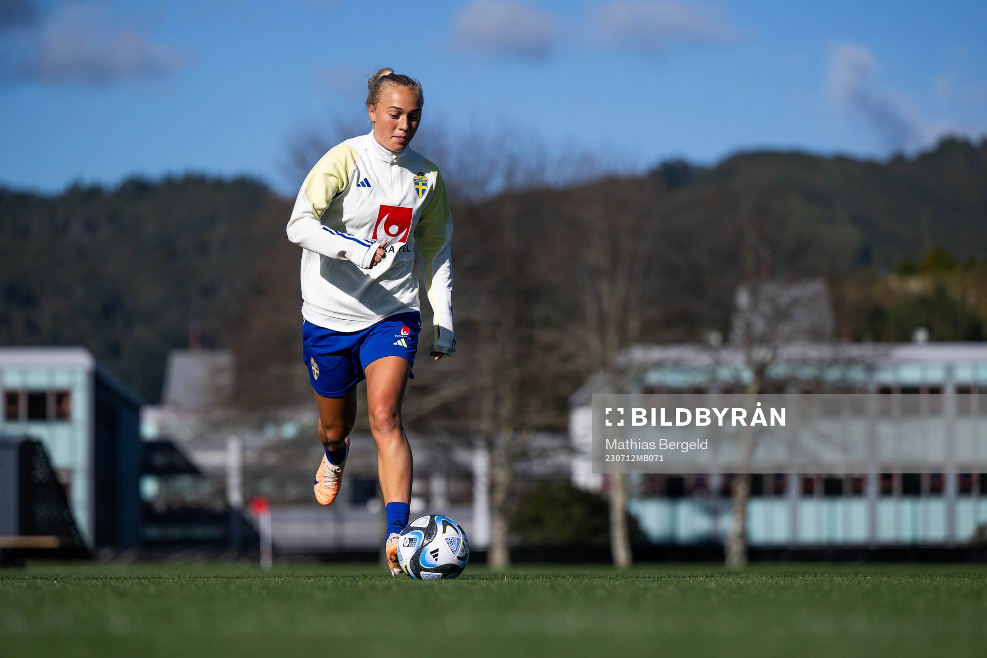 Hanna Bennison of the Swedish women's national football
