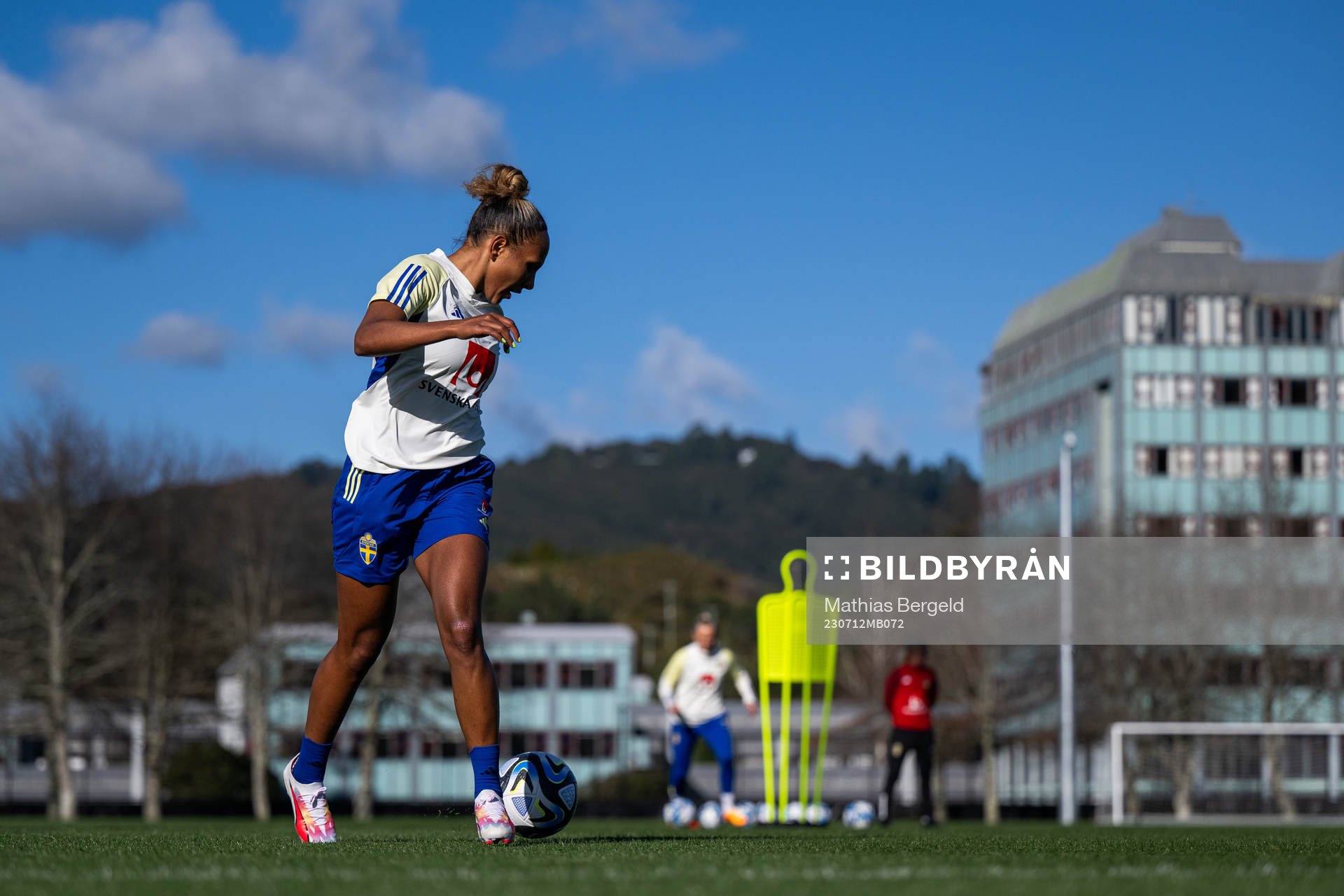 Madelen Janogy of the Swedish women's national football