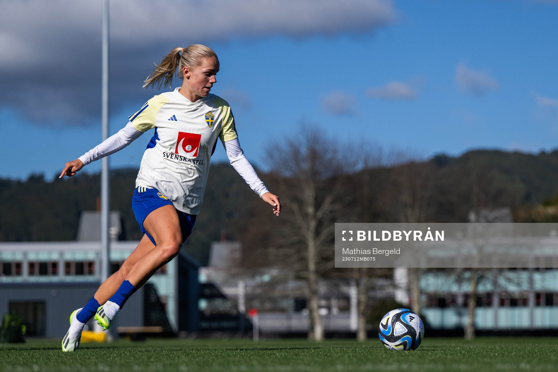 Hanna Lundkvist of the Swedish women's national football