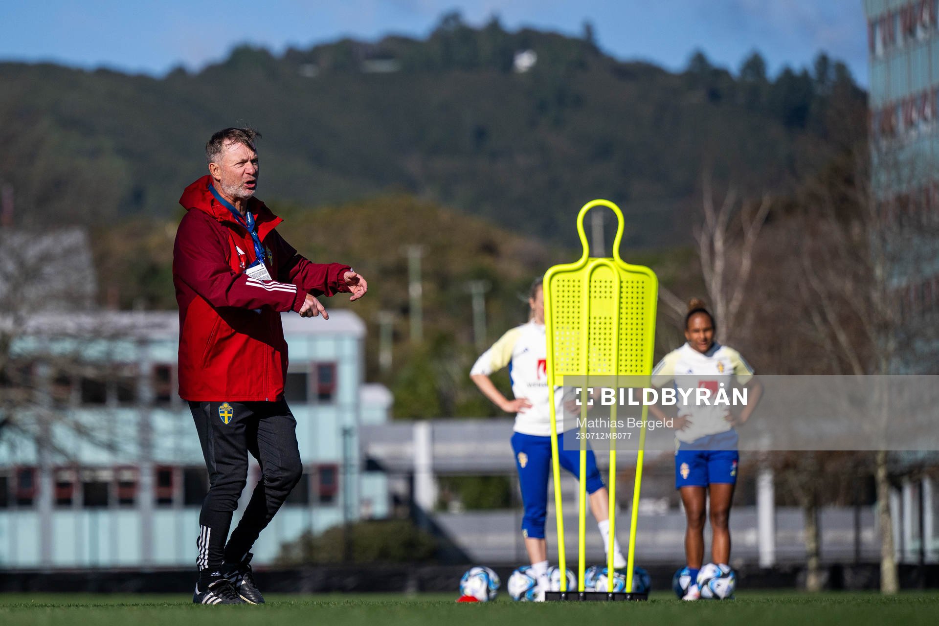 Head coach Peter Gerhardsson of the Swedish women's
