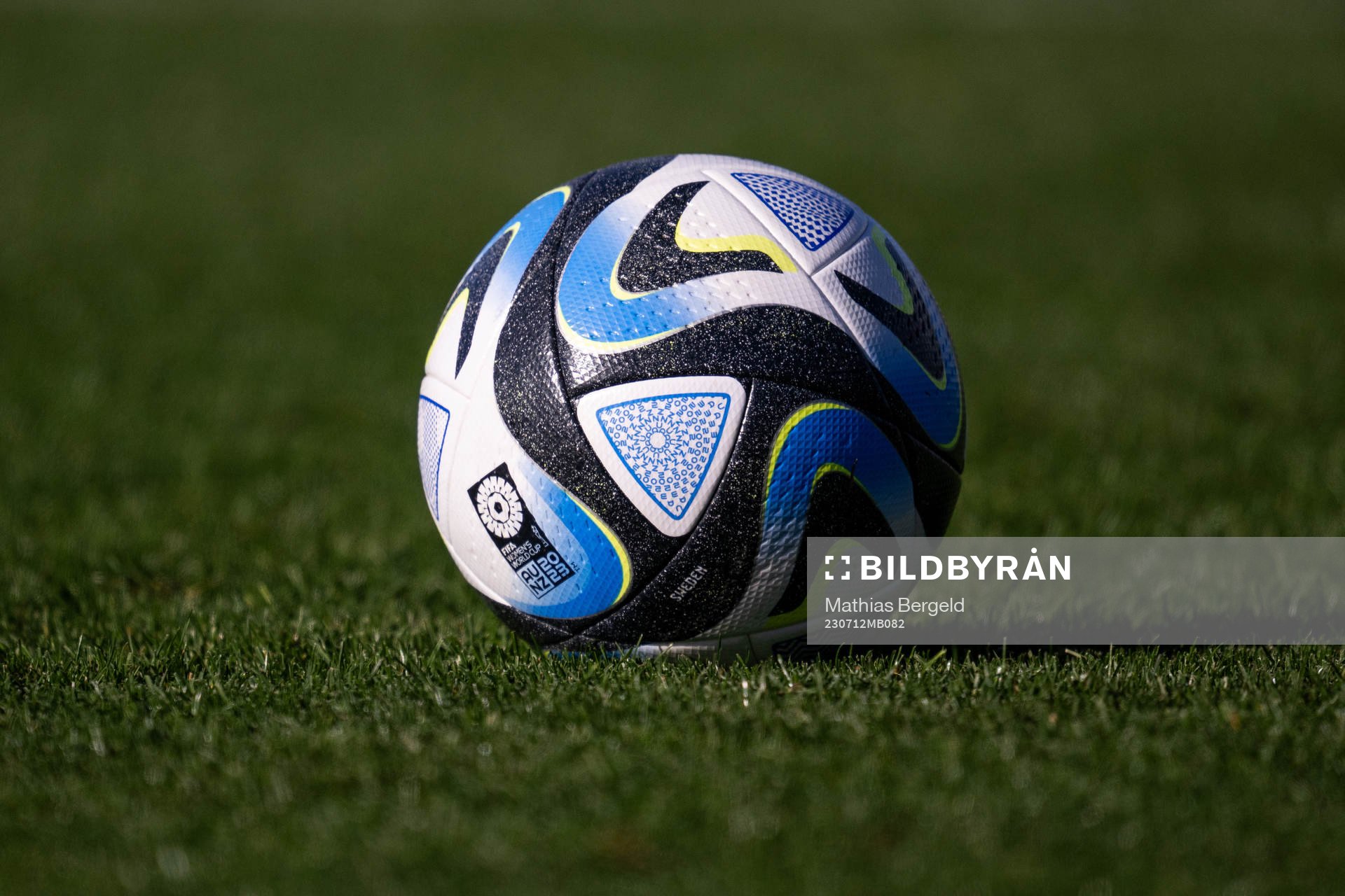 A ball at a training session with of the Swedish women's