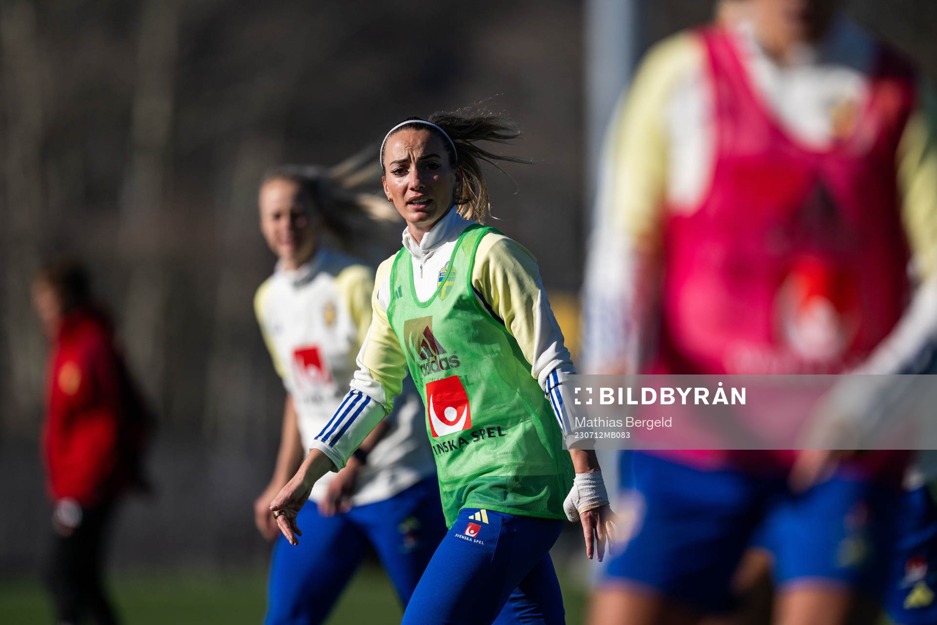 Kosovare Asllani of the Swedish women's national football