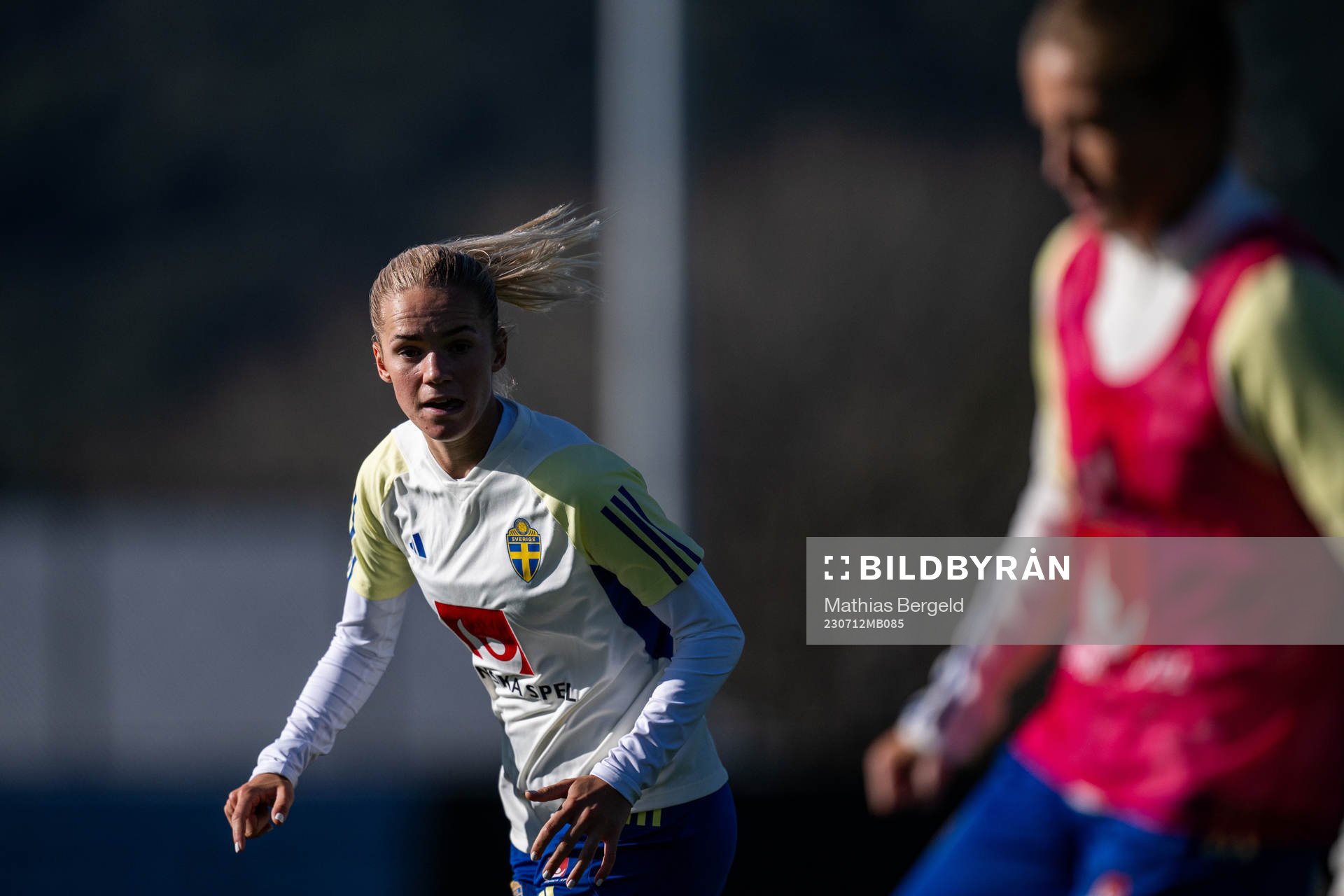 Hanna Lundkvist of the Swedish women's national football