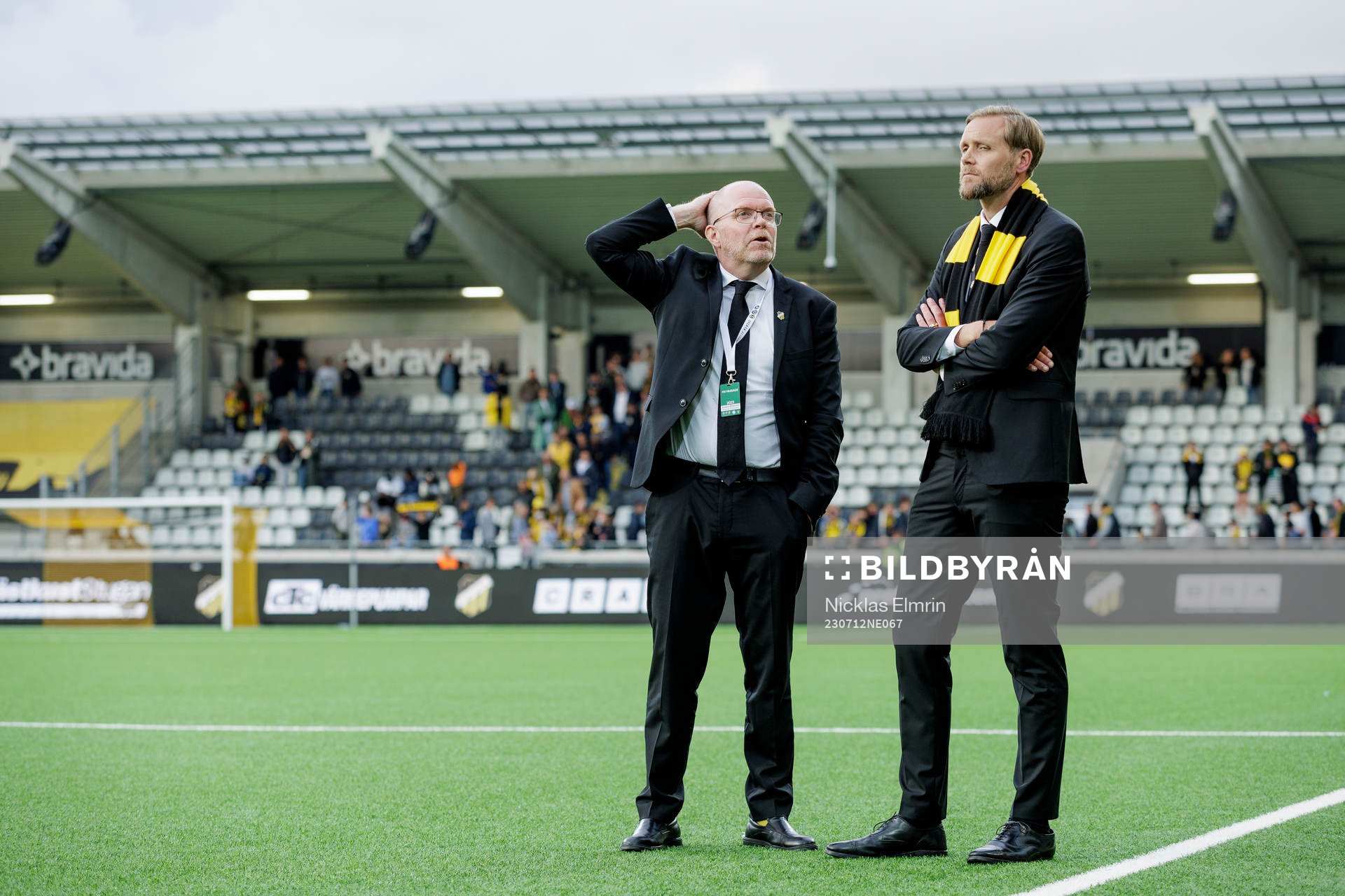 BK Häcken's chairman Anders Billström and CEO BK Häcken