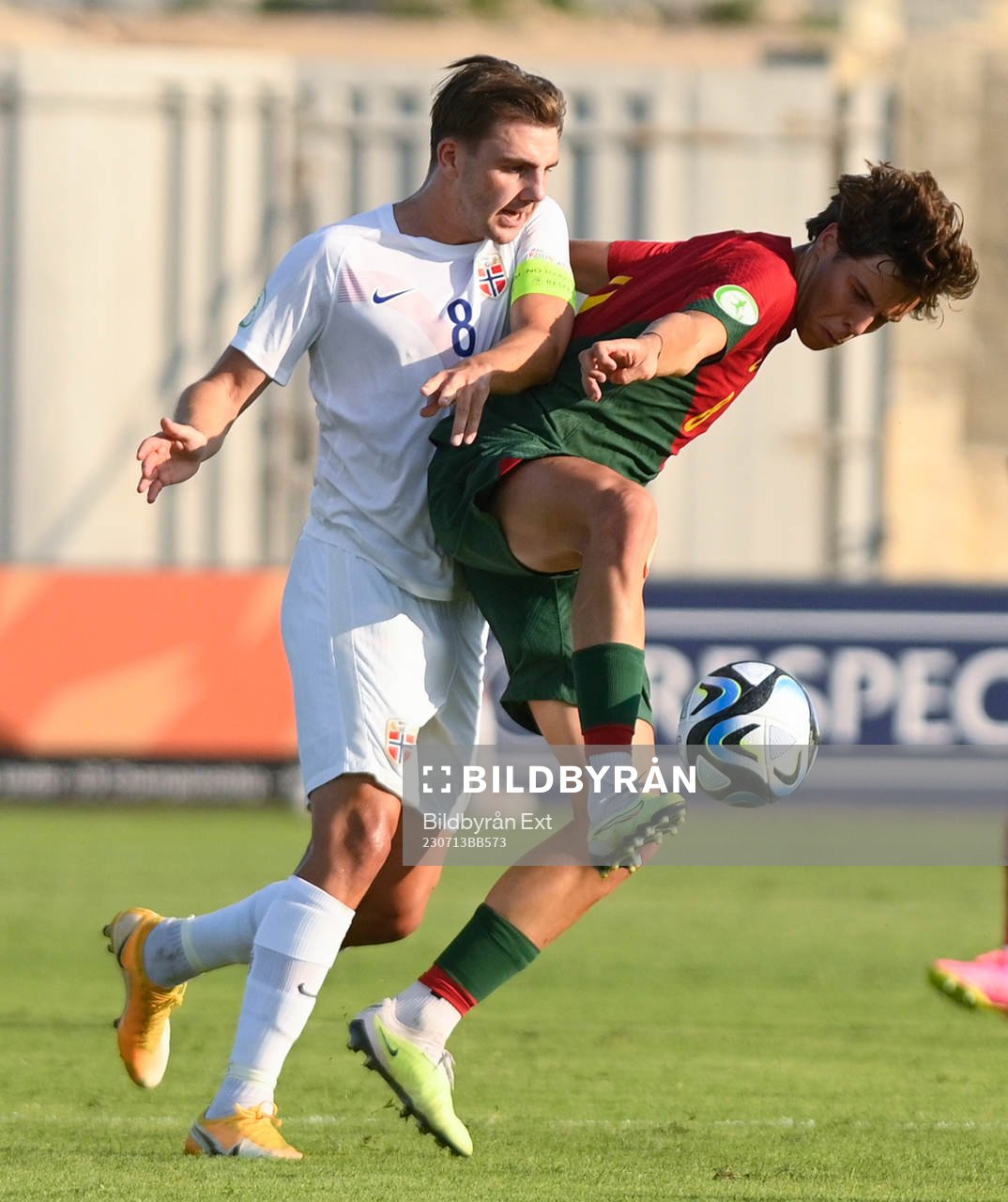 Niklas Ødegård of Norway and Gustavo Sá of Portugal