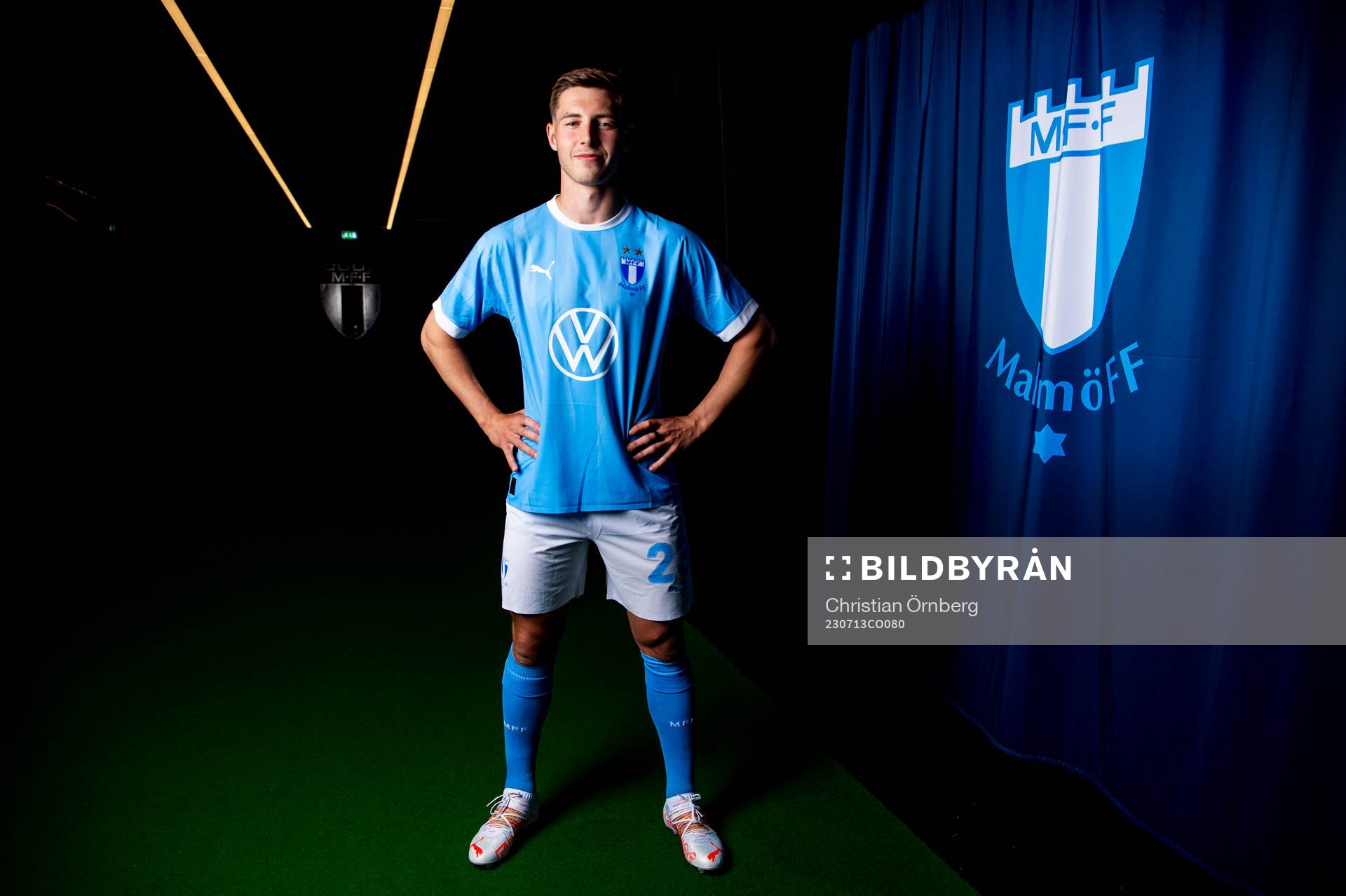 Malmö FF presenterar Lasse Berg Johnsen som ny spelare.