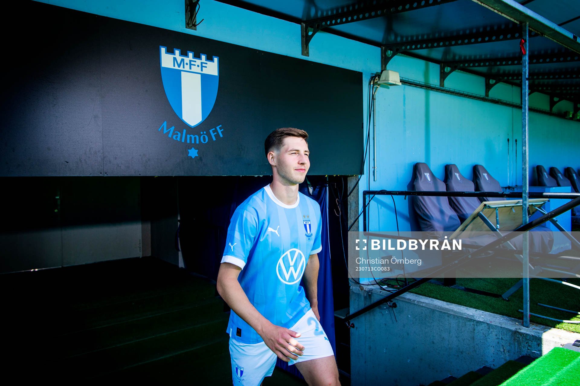 Malmö FF presenterar Lasse Berg Johnsen som ny spelare.