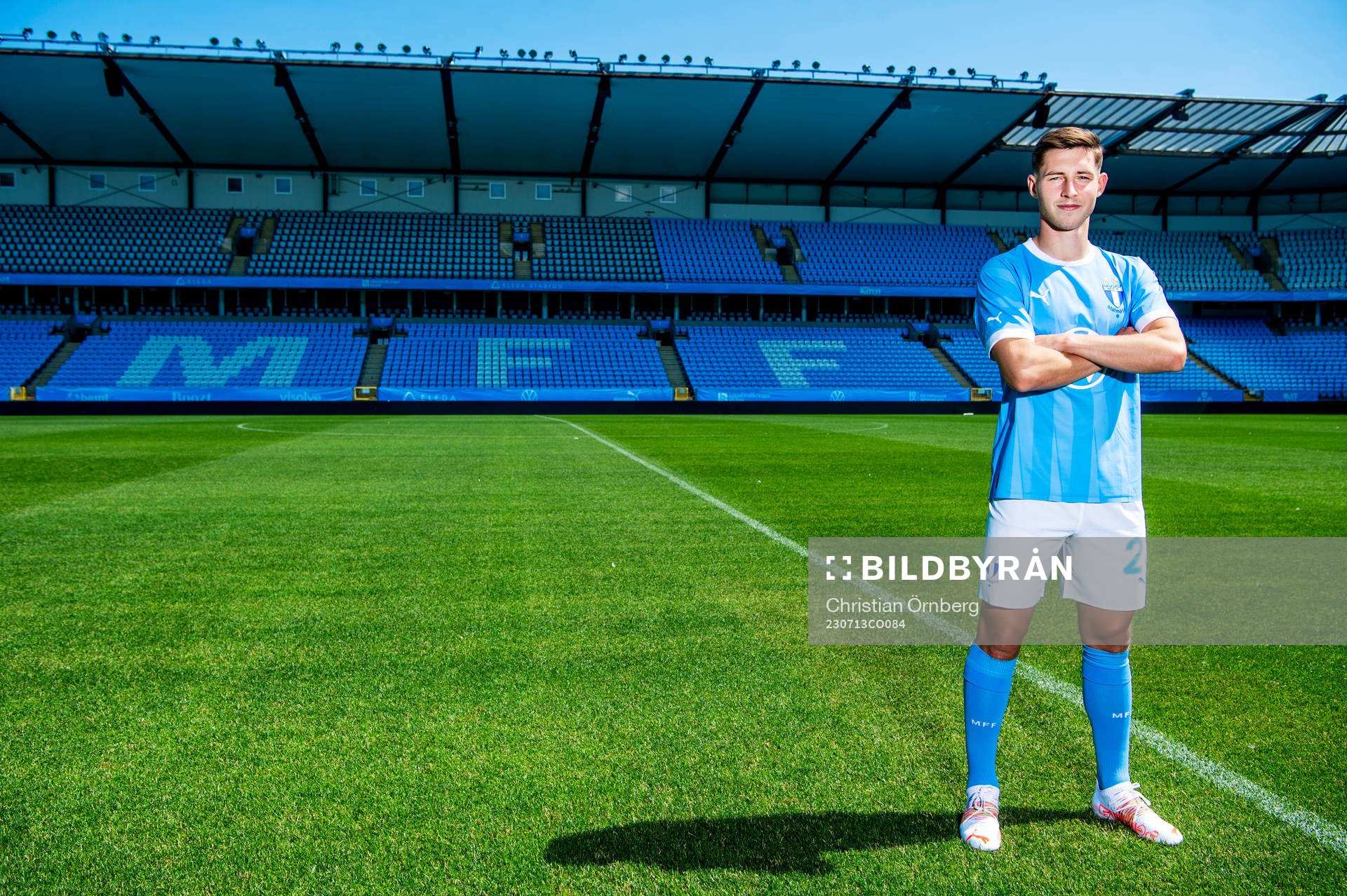 Malmö FF presenterar Lasse Berg Johnsen som ny spelare.