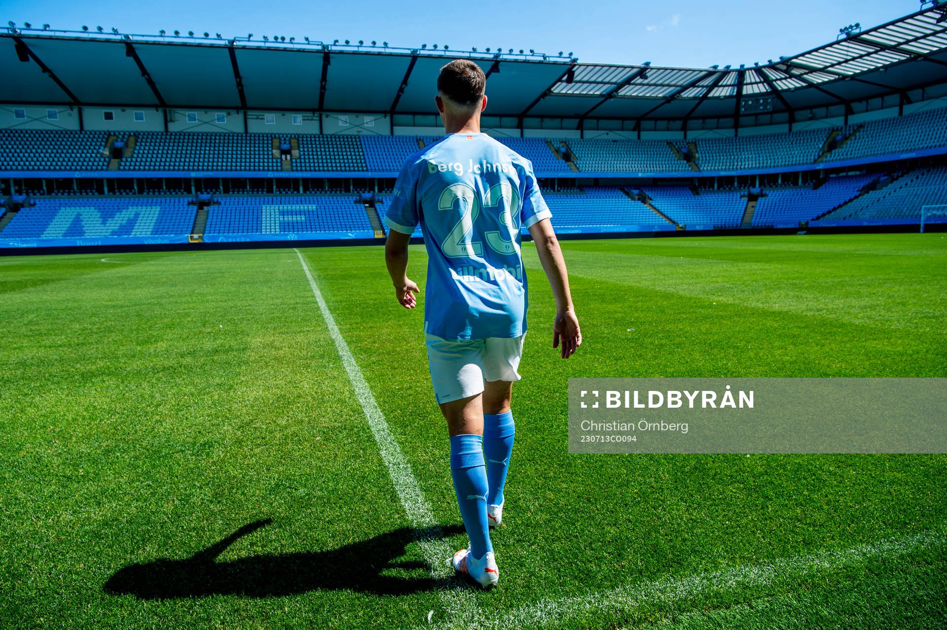 Malmö FF presenterar Lasse Berg Johnsen som ny spelare.