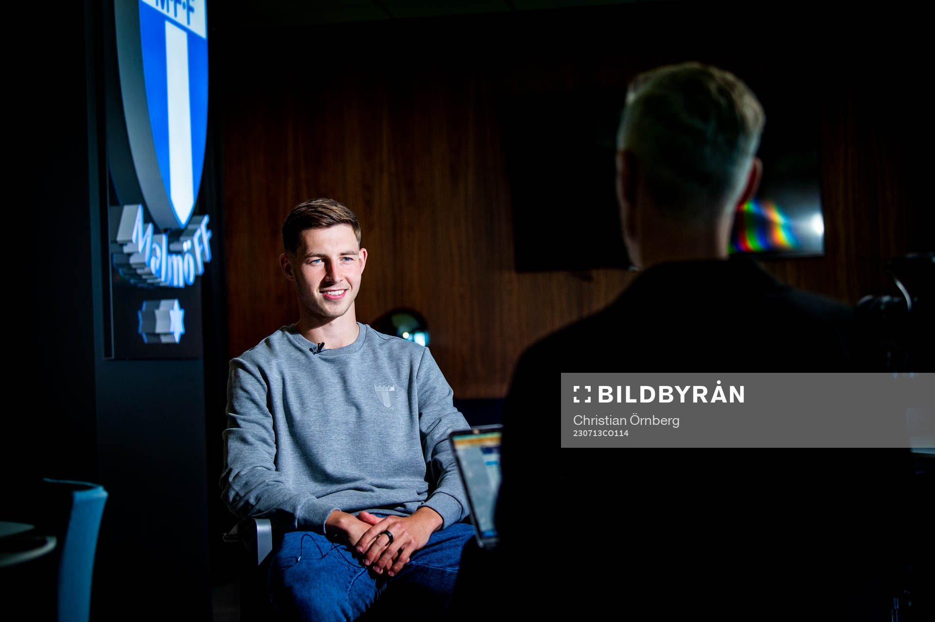 Malmö FF presenterar Lasse Berg Johnsen som ny spelare.
