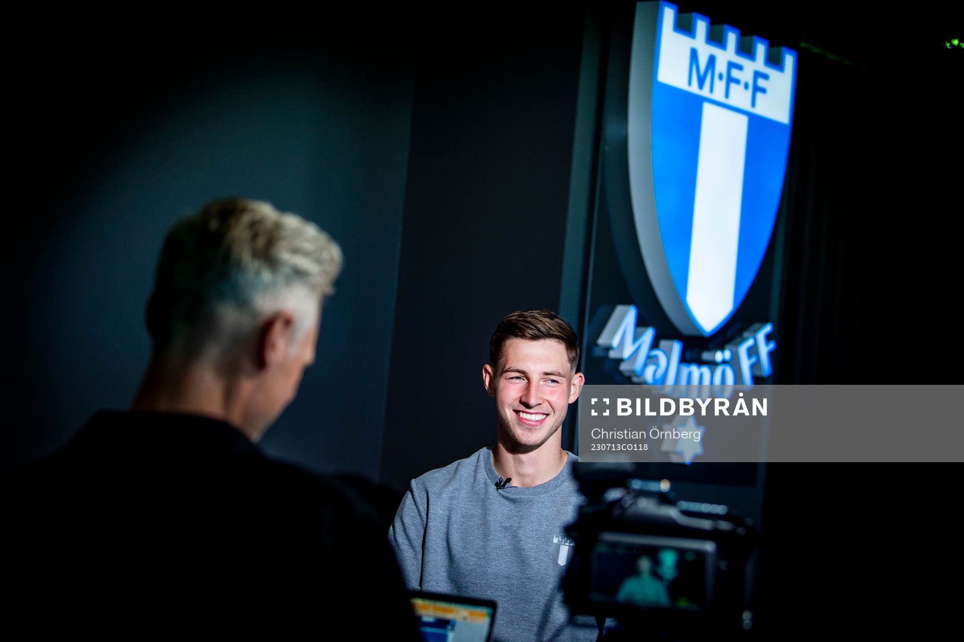 Malmö FF presenterar Lasse Berg Johnsen som ny spelare.