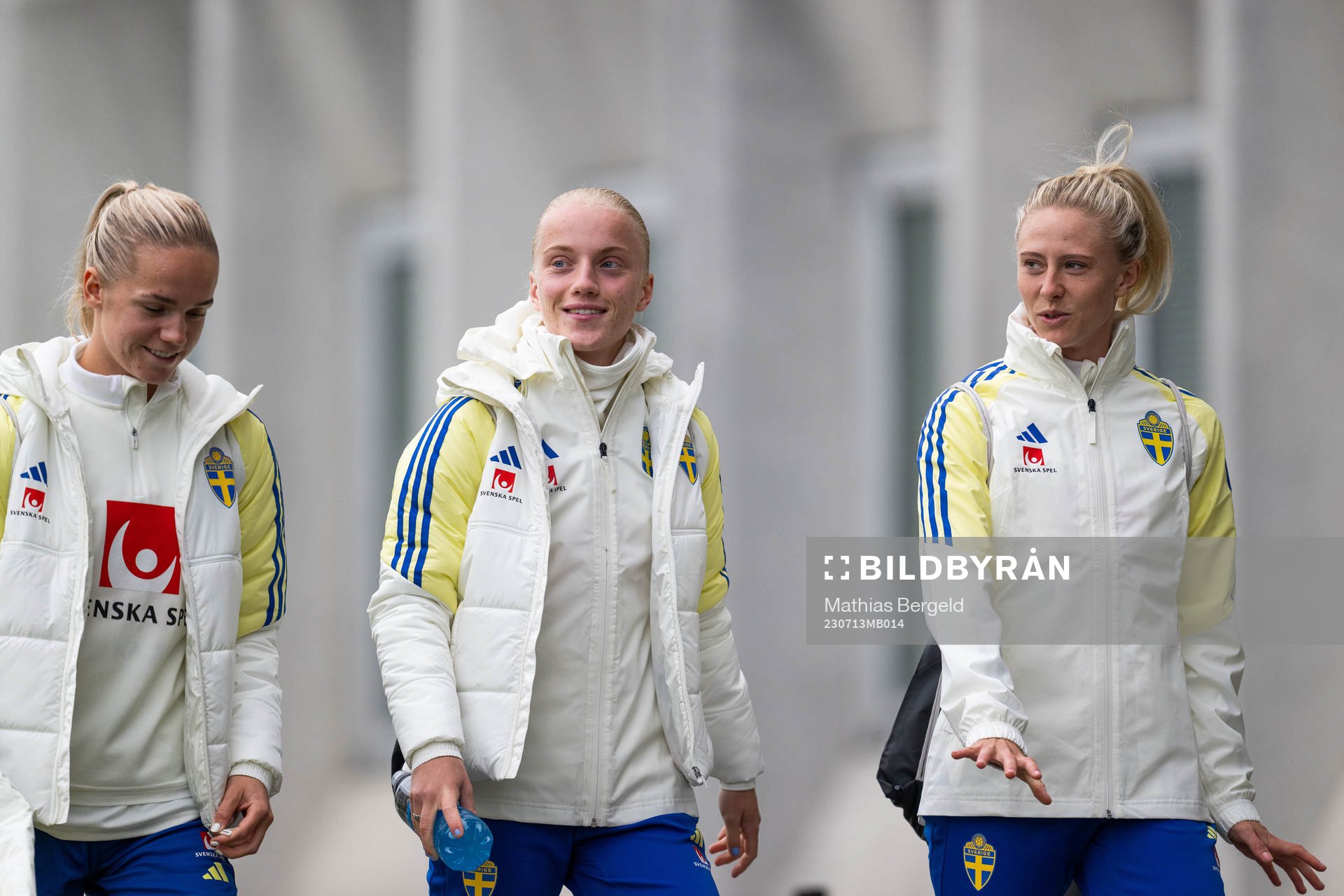 Hanna Lundkvist, Anna Sandberg and Rebecka Blomqvist of the
