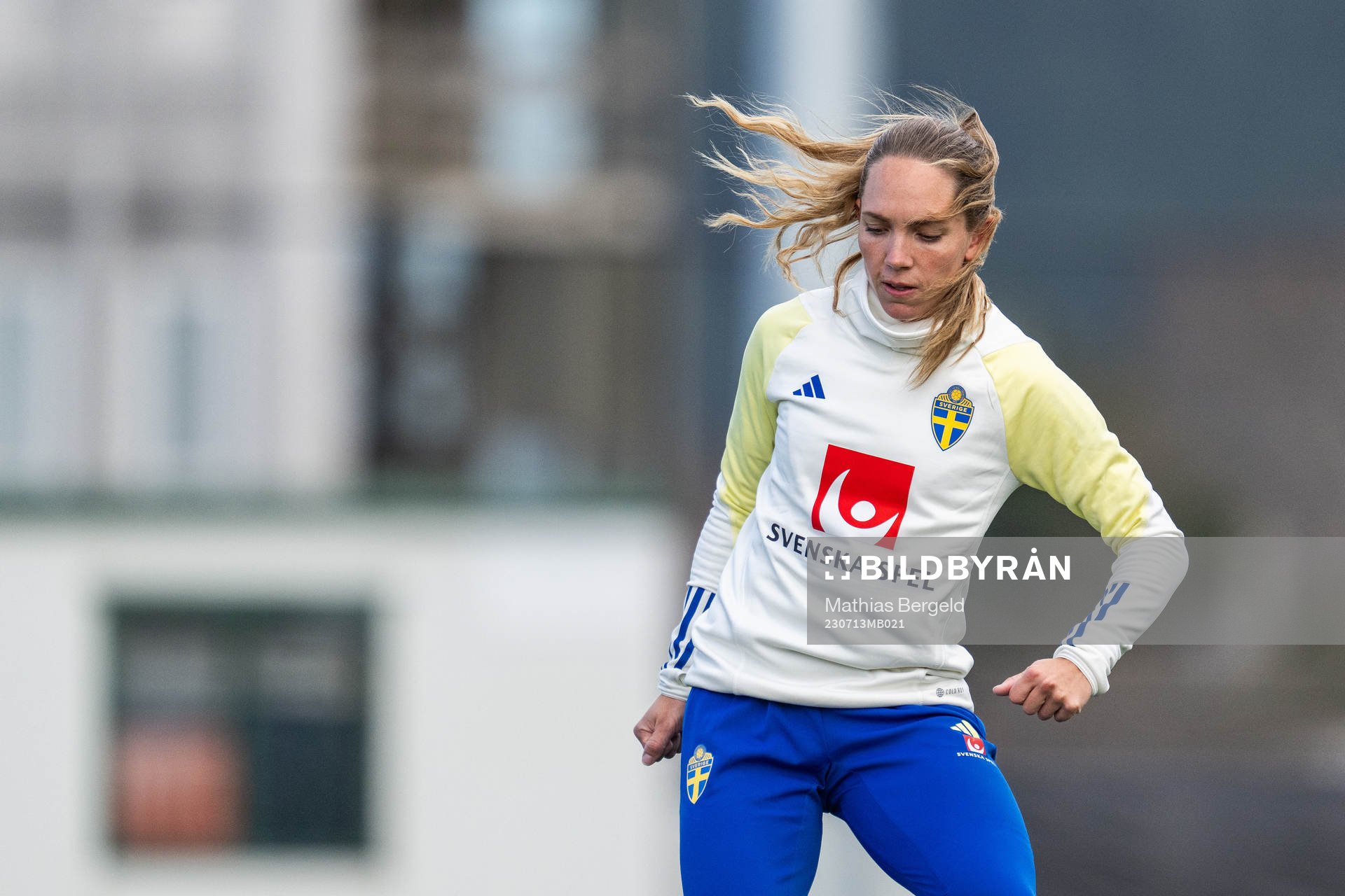 Elin Rubensson of the Swedish women's national football