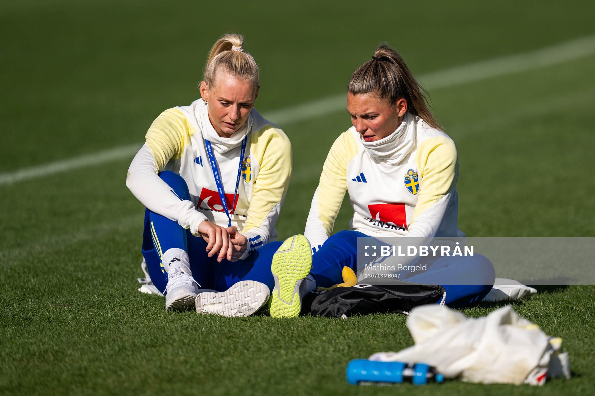 Stina Blackstenius and Johanna Rytting Kaneryd of the
