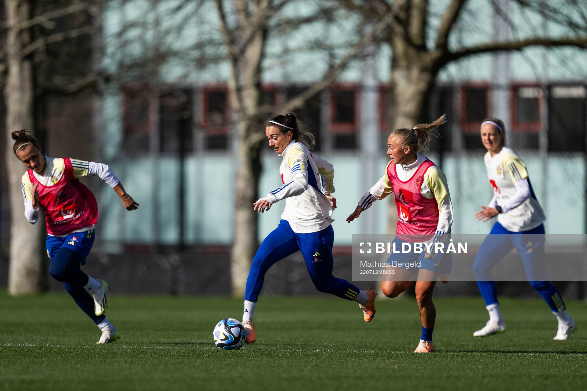Linda Sembrant and Hanna Bennison of the Swedish women's