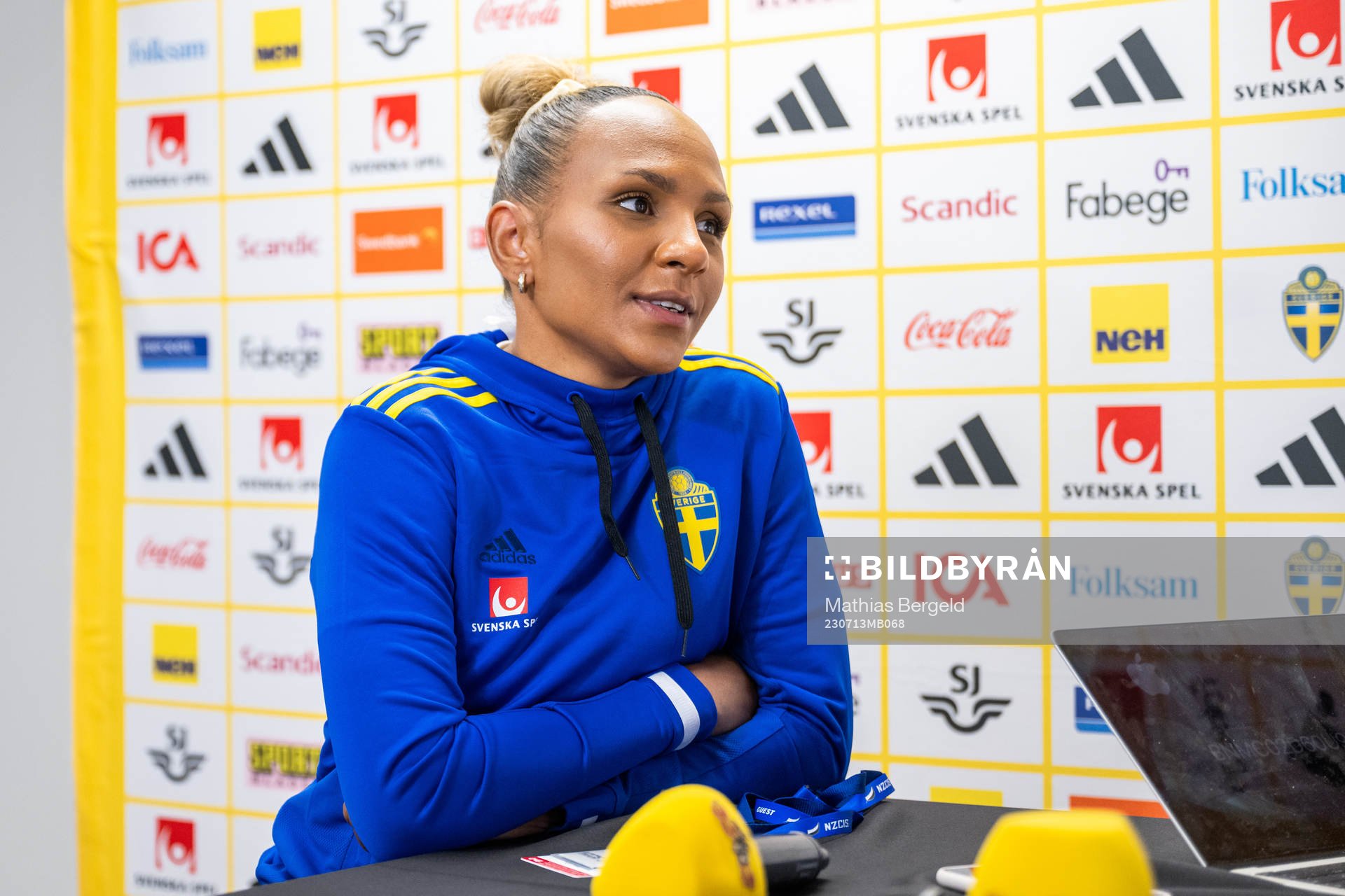 Madelen Janogy of the Swedish women's national football