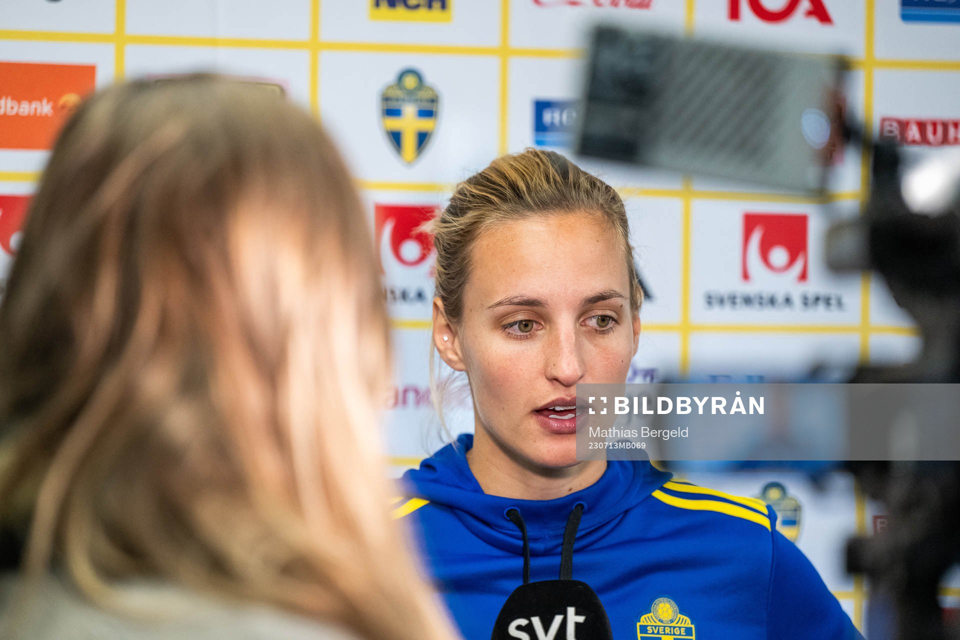 Nathalie Björn of the Swedish women's national football