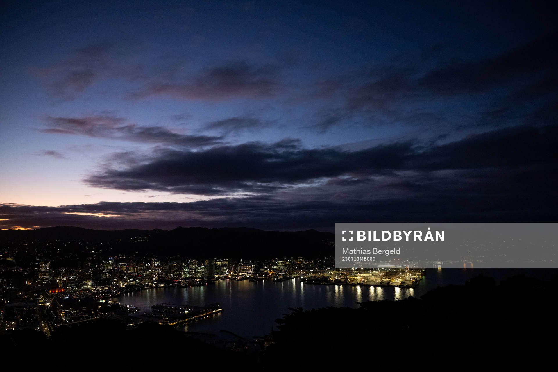 The waterfront area in the city and Wellington Regional
