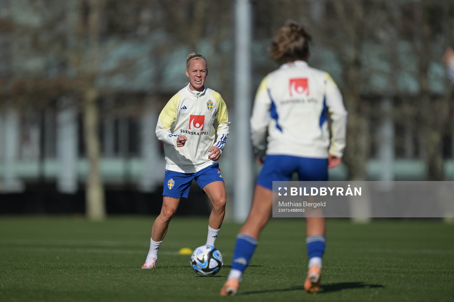 Swedens Caroline Seger of the Swedish women's national