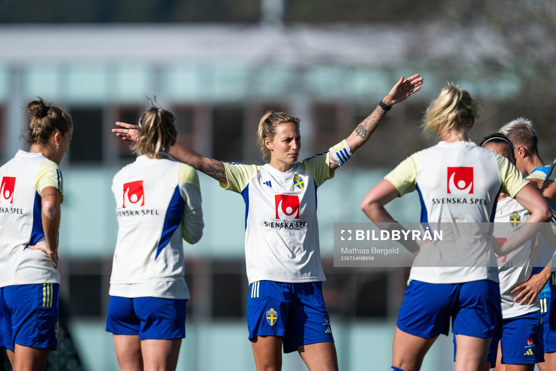 Nathalie Björn of the Swedish women's national football