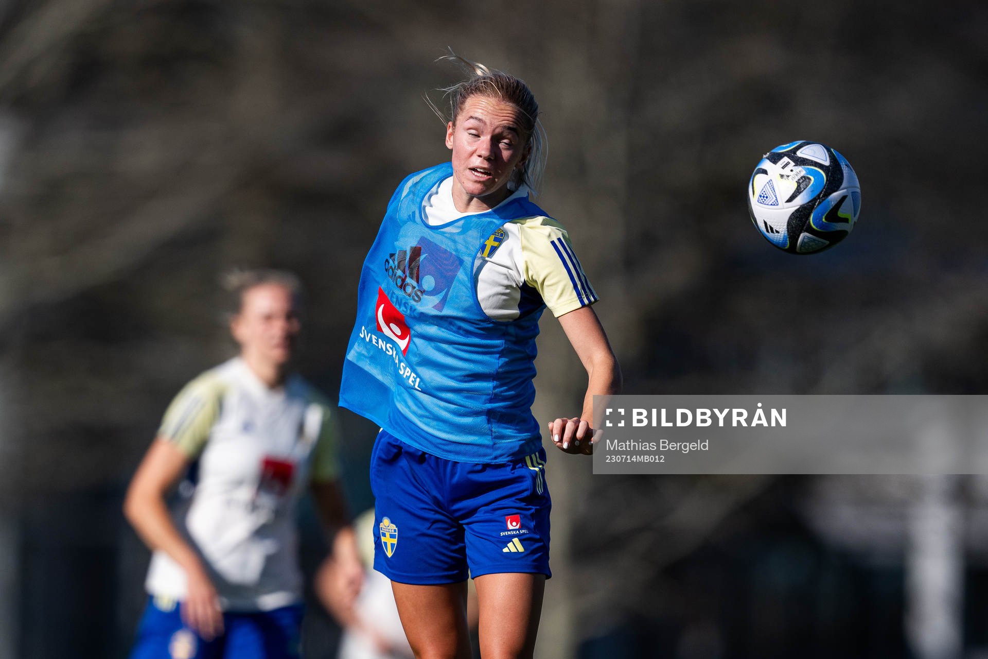 Hanna Lundkvist of the Swedish women's national football