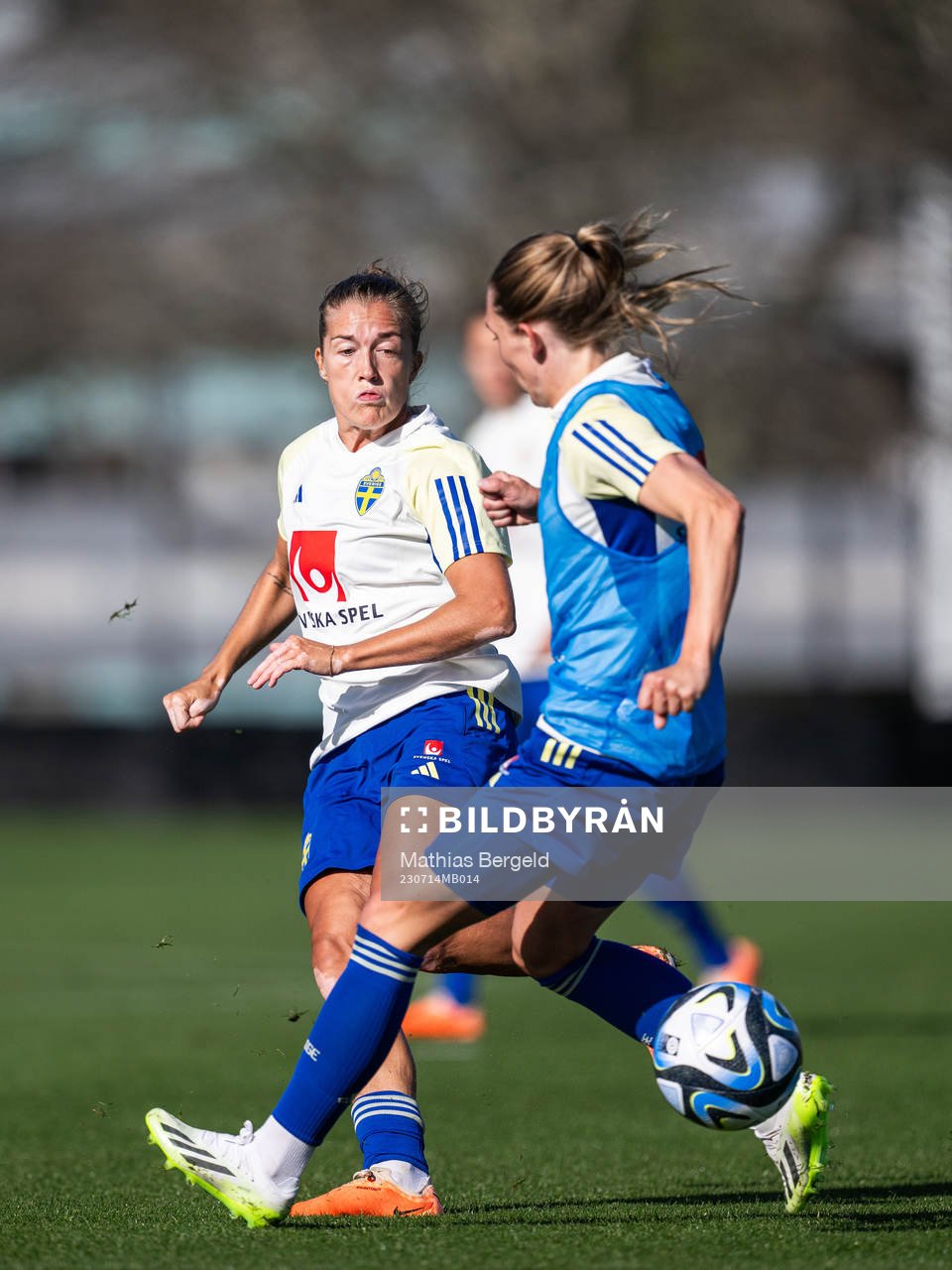 Filippa Angeldahl and Elin Rubensson of the Swedish women's