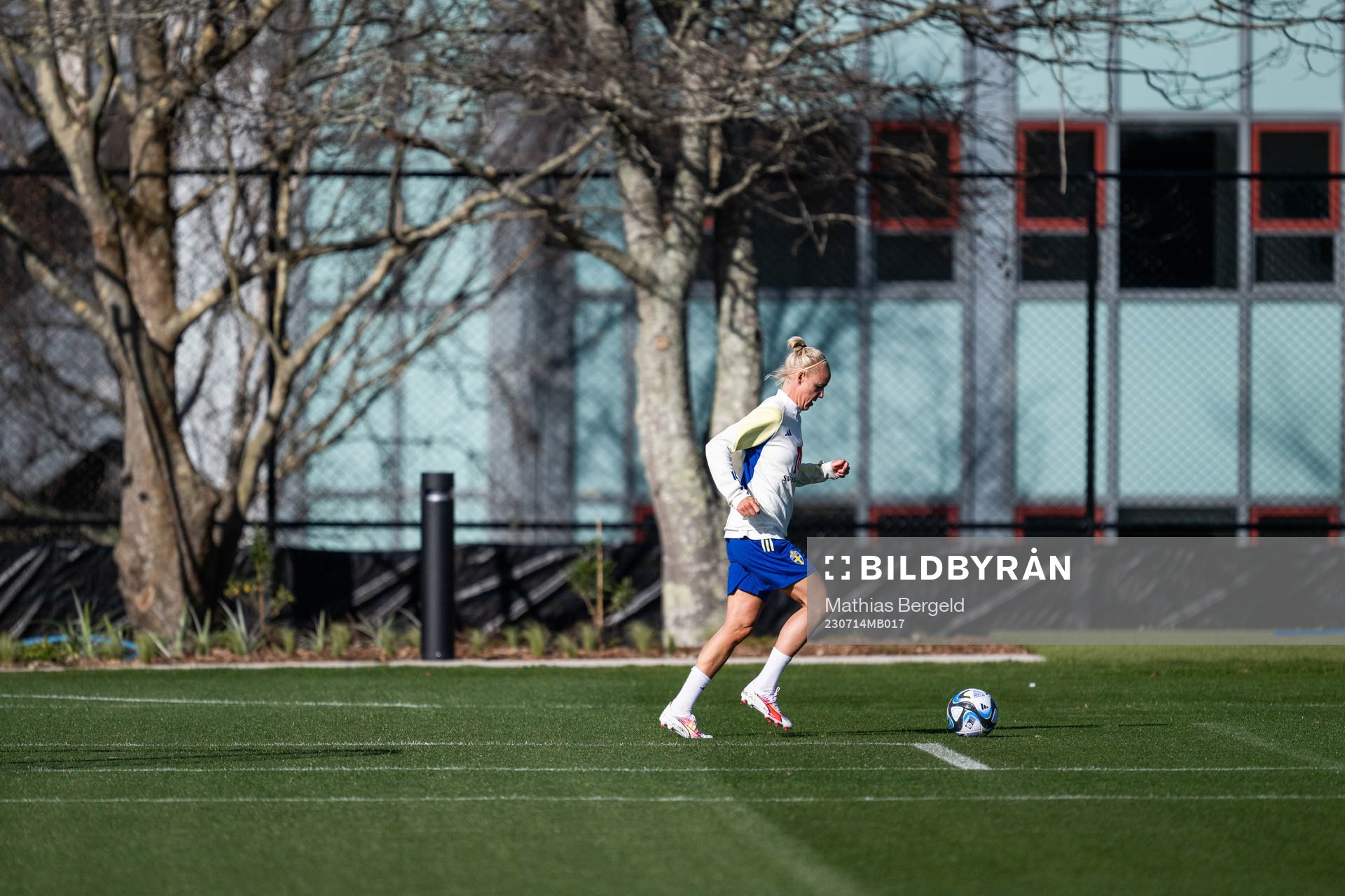 Caroline Seger of the Swedish women's national football team