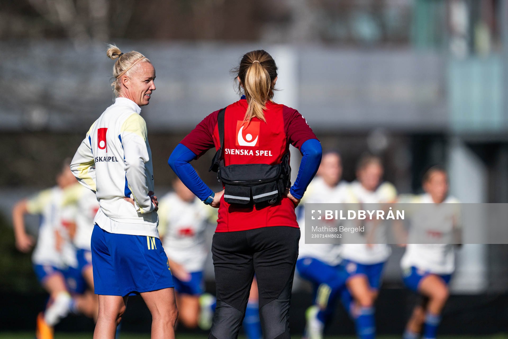 Caroline Seger of the Swedish women's national football team