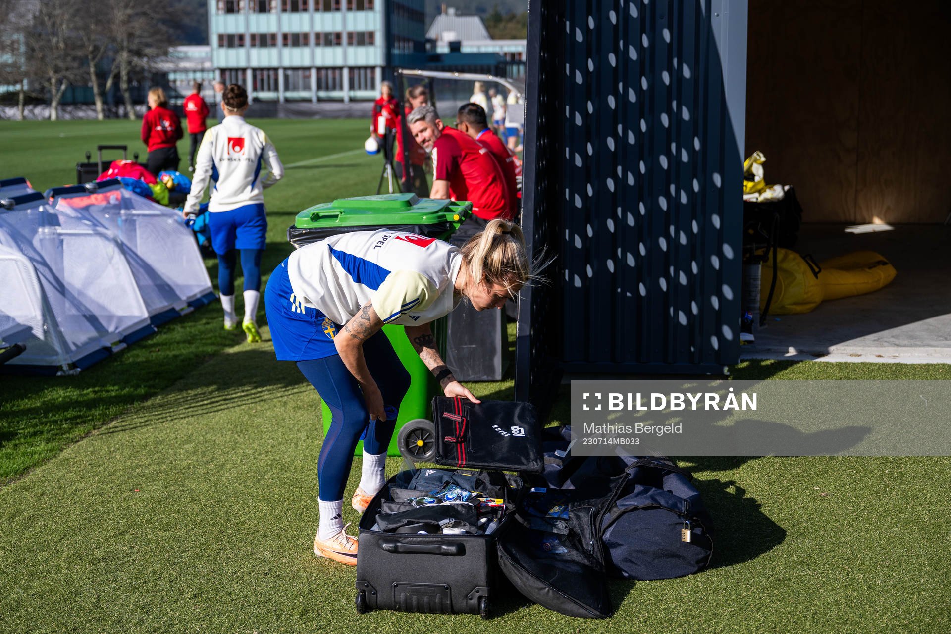 Nathalie Björn of the Swedish women's national football