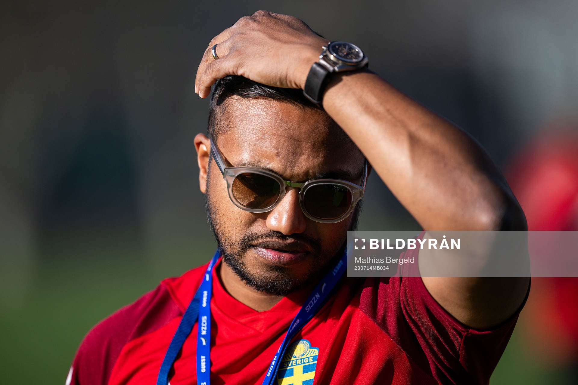 Medical doctor Sadesh Balasingam of the Swedish women's