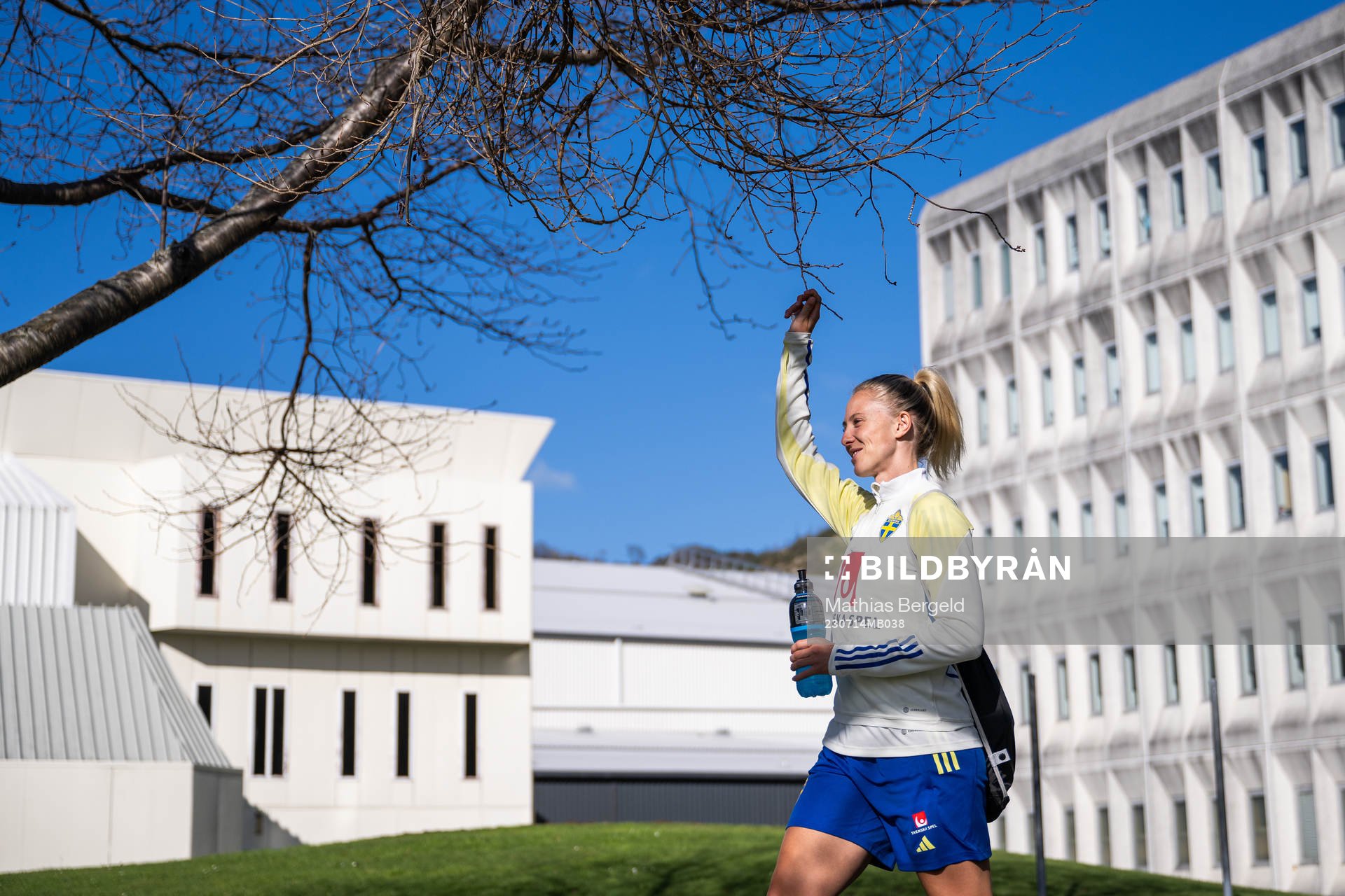 Rebecka Blomqvist of the Swedish women's national football