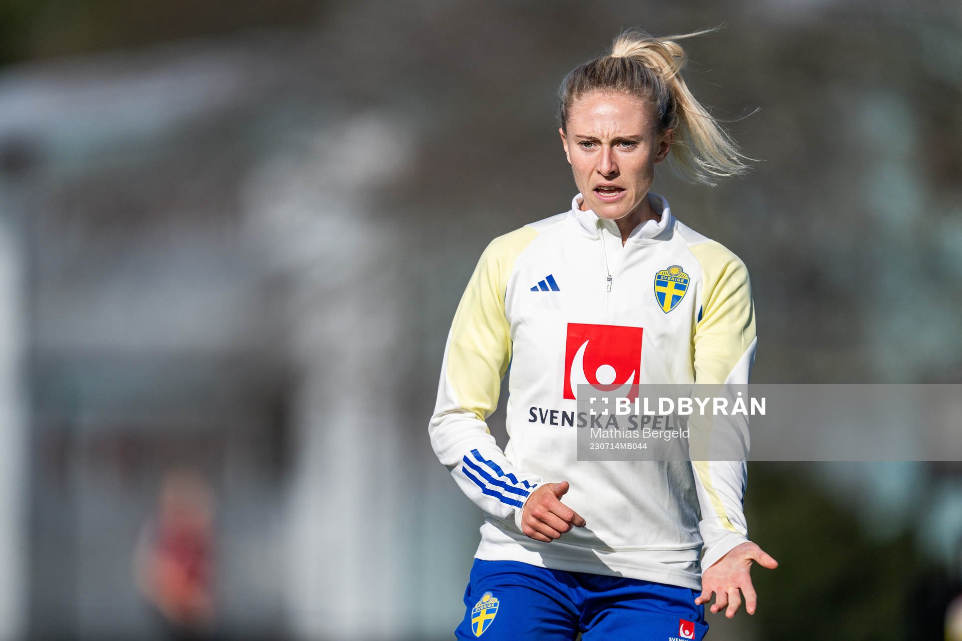 Rebecka Blomqvist of the Swedish women's national football