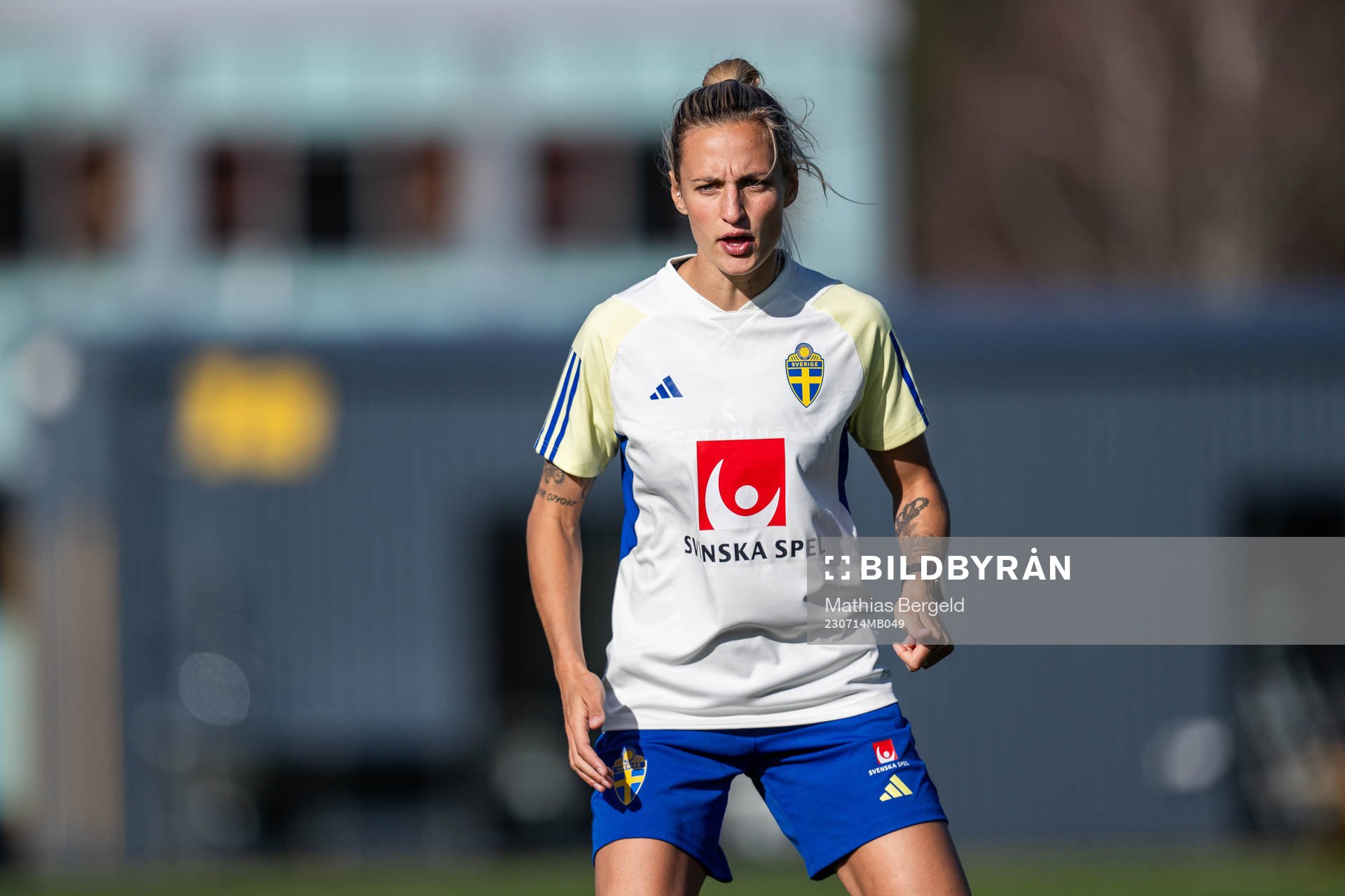 Nathalie Björn of the Swedish women's national football