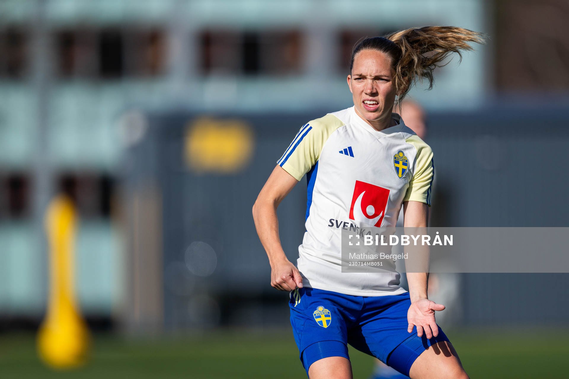 Elin Rubensson of the Swedish women's national football team