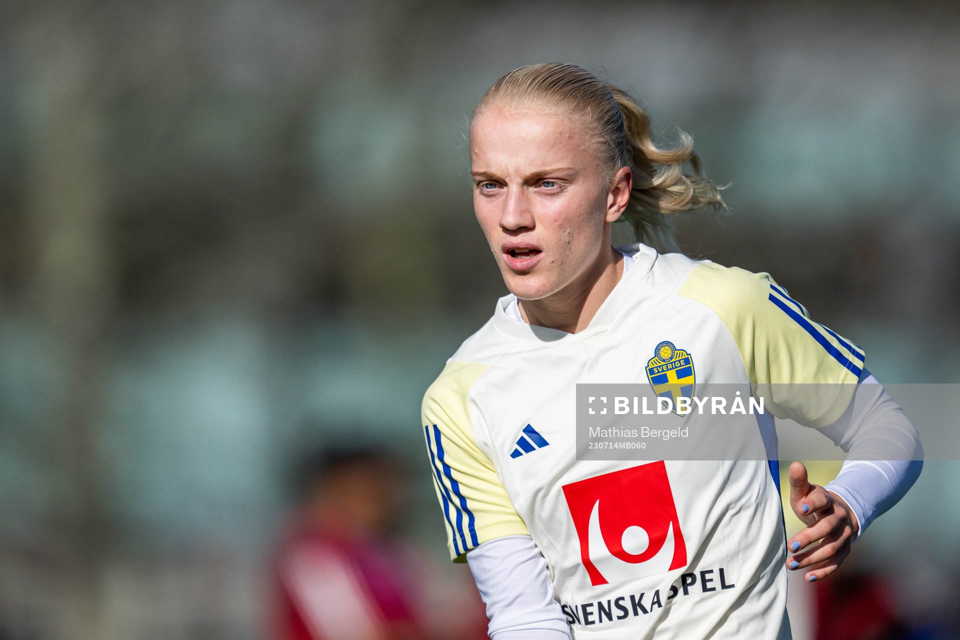 Anna Sandberg of the Swedish women's national football team