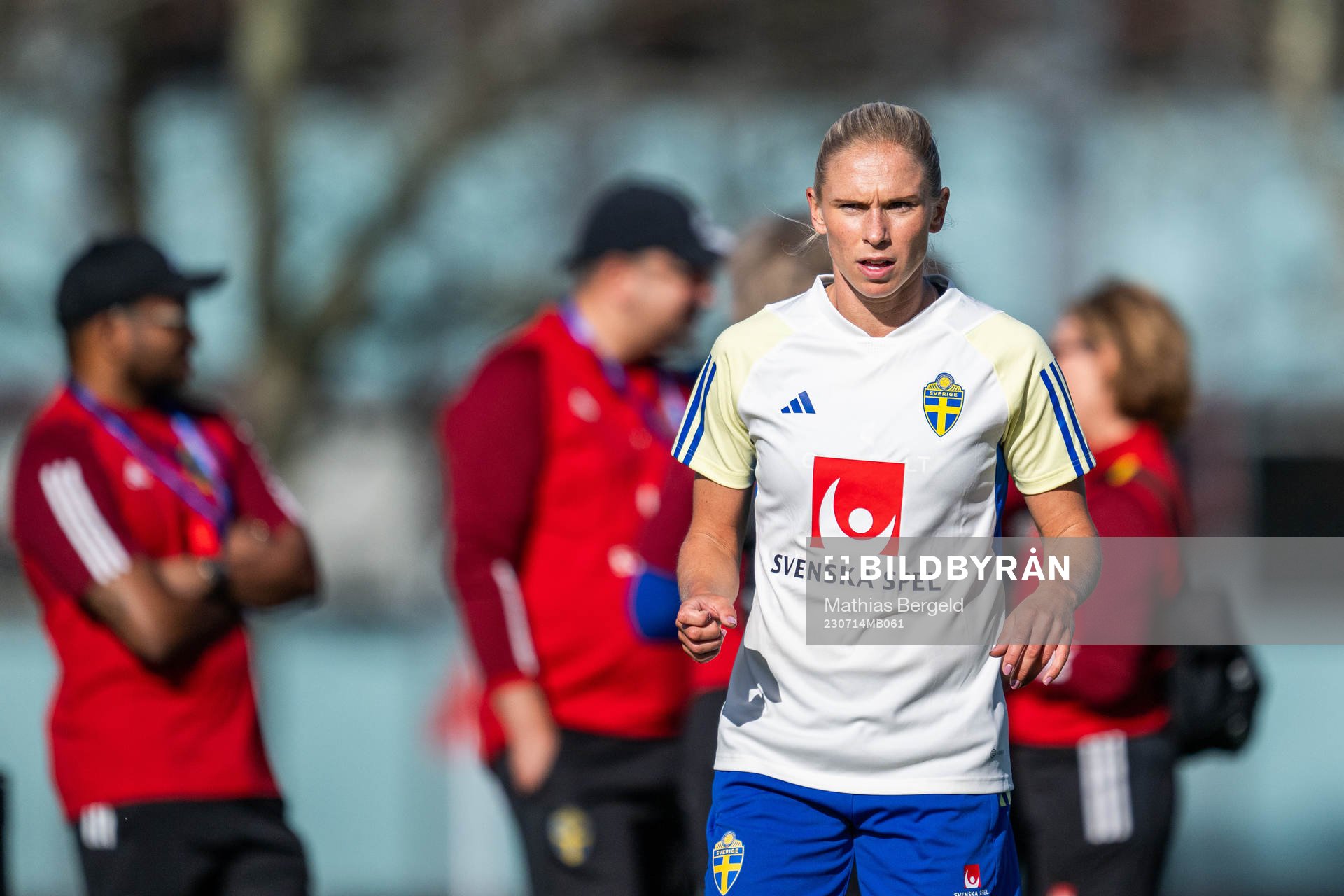 Jonna Andersson of the Swedish women's national football