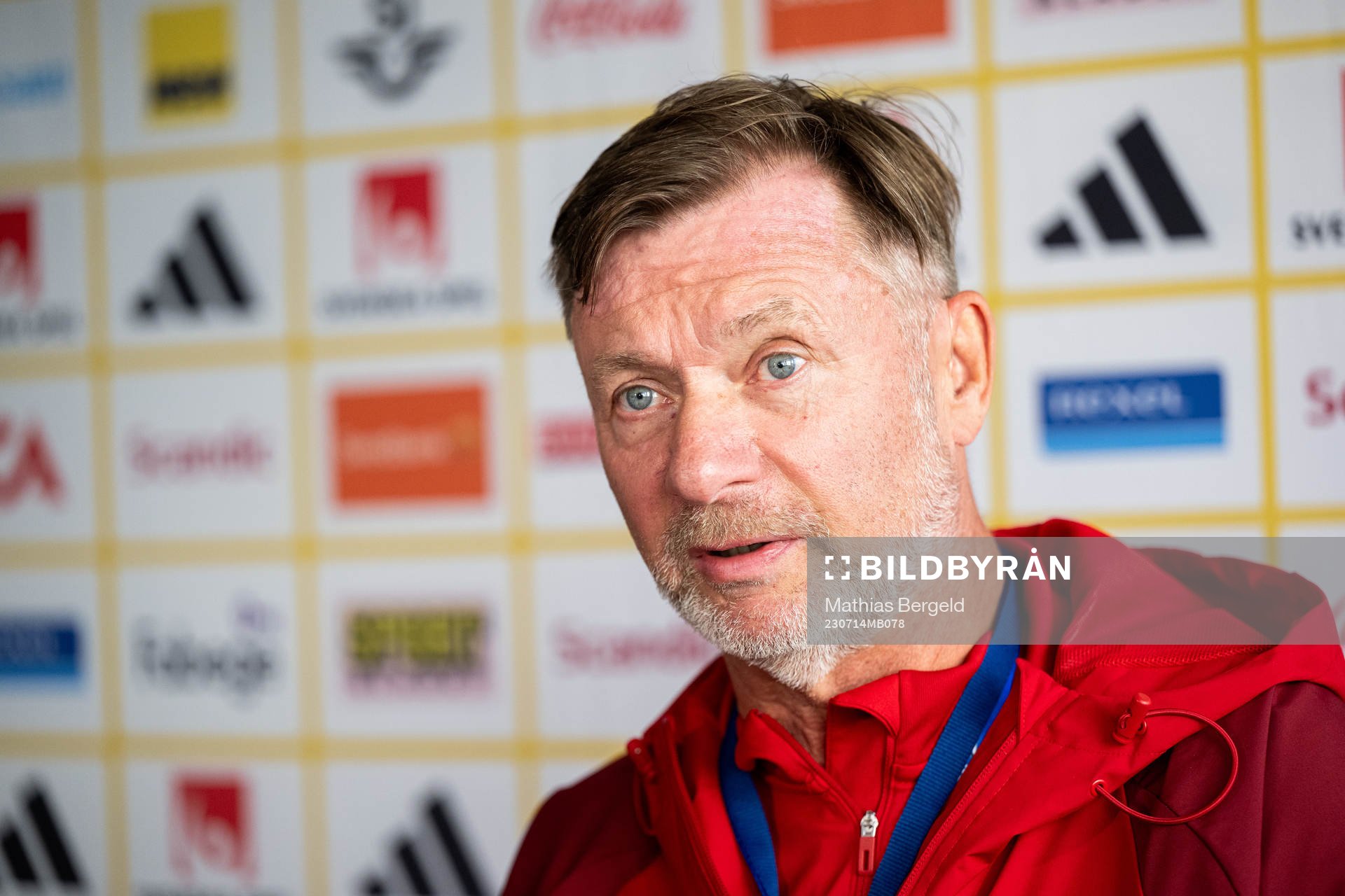 Head coach Peter Gerhardsson of the Swedish women's